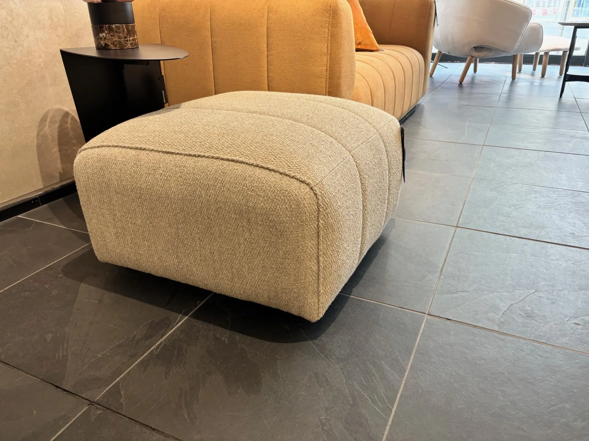 BELLAGIO FOOTSTOOL - beige Lazio