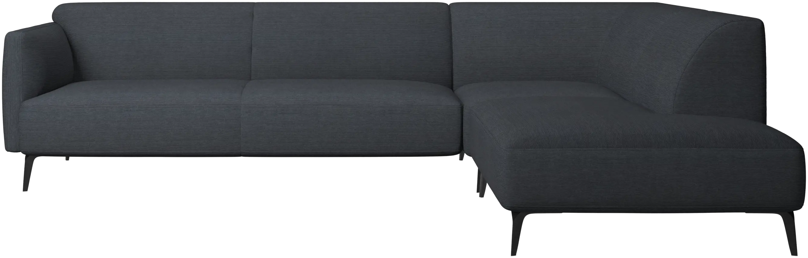 Modena corner sofa with lounging unit