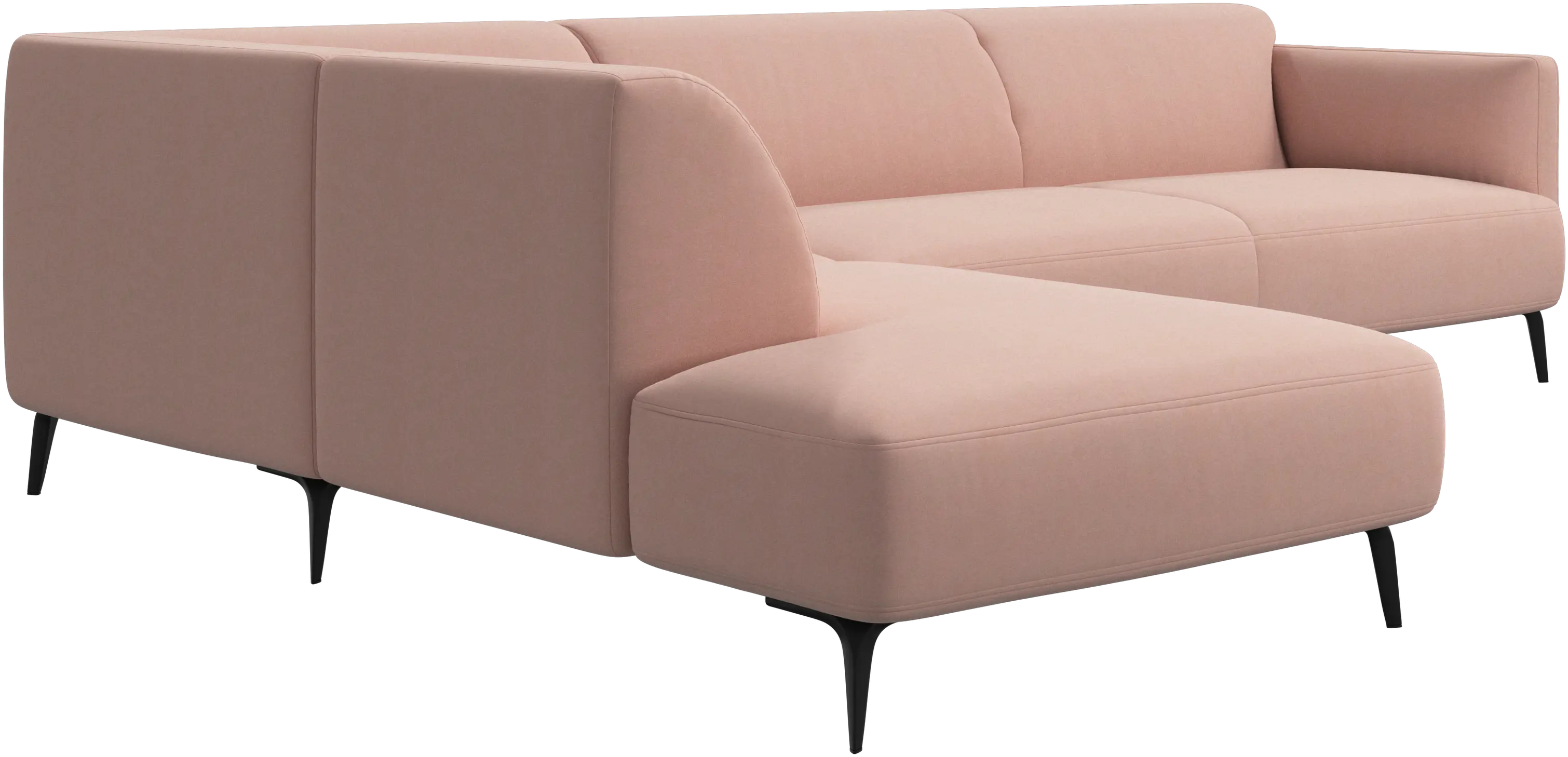 Modena corner sofa with lounging unit