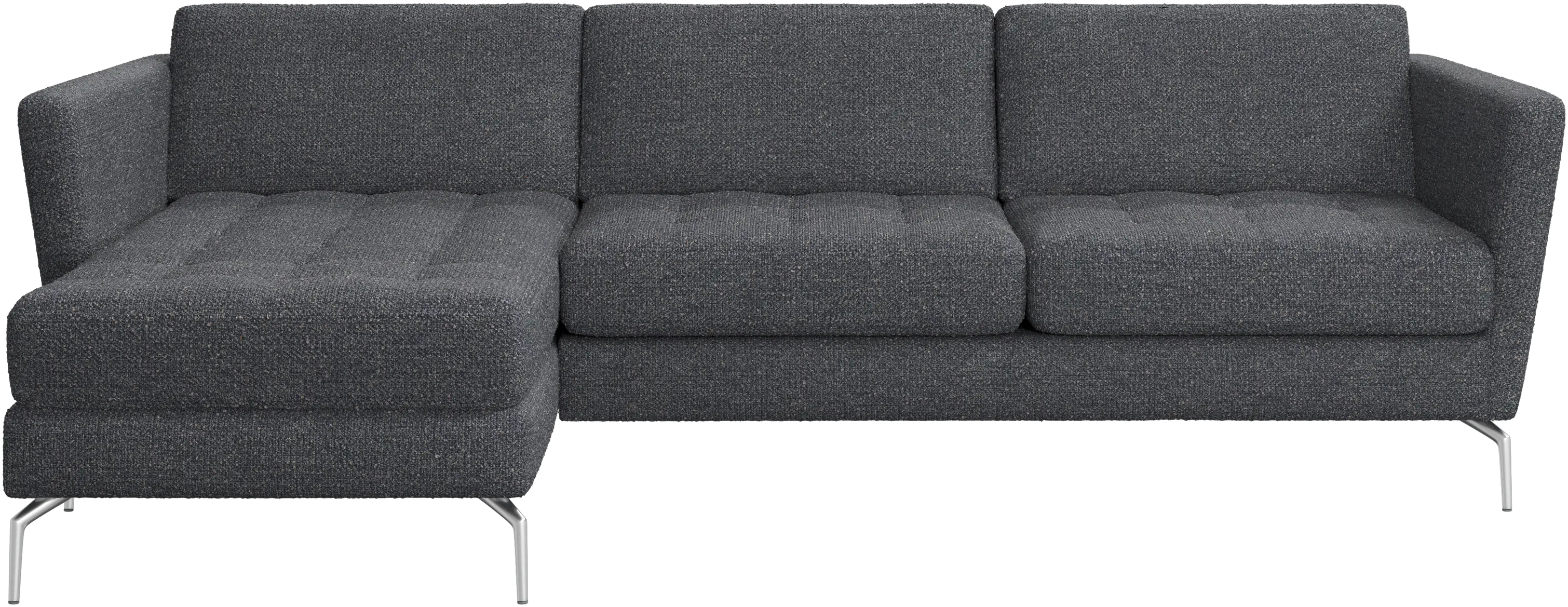 Osaka sofa with resting unit, tufted seat