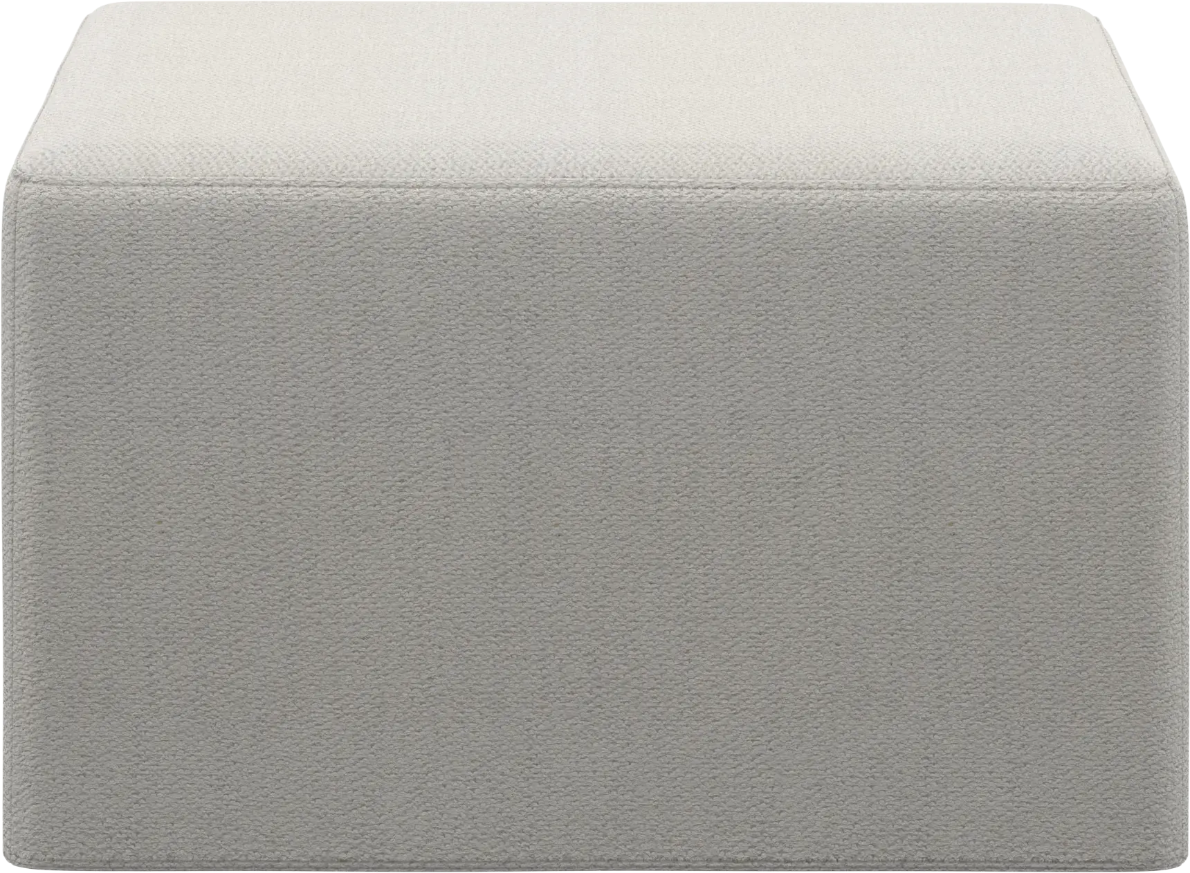 BoConcept - Möbel - Xtra Hocker mit Schlaffunktion in weißem Lazio-Stoff (3090) (40% Preisvorteil & sofort Lieferbar)