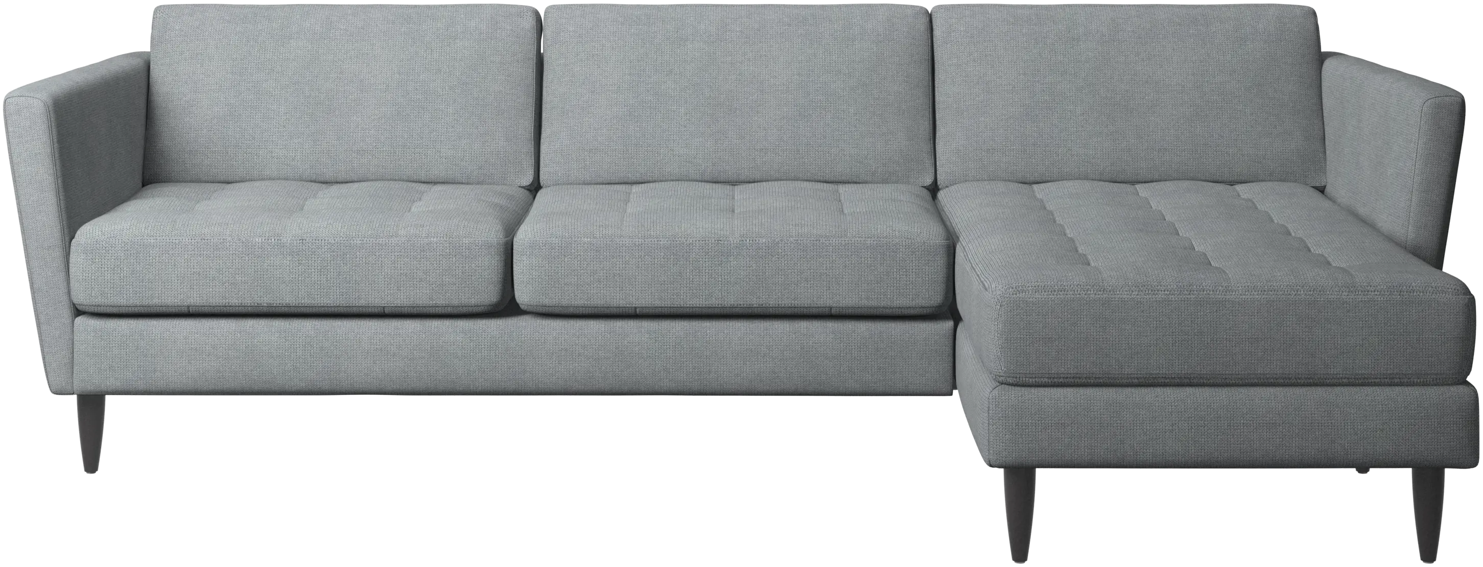 Osaka sofa with resting unit, tufted seat