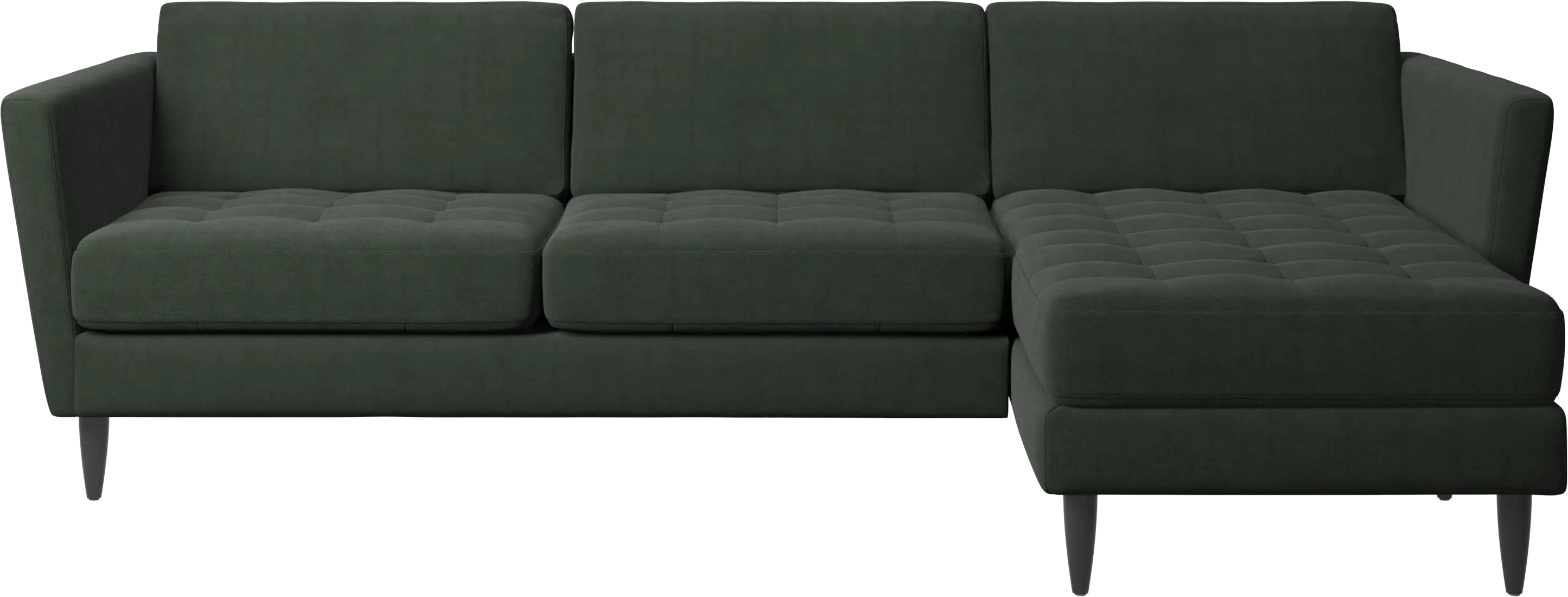 Osaka sofa with resting unit, tufted seat