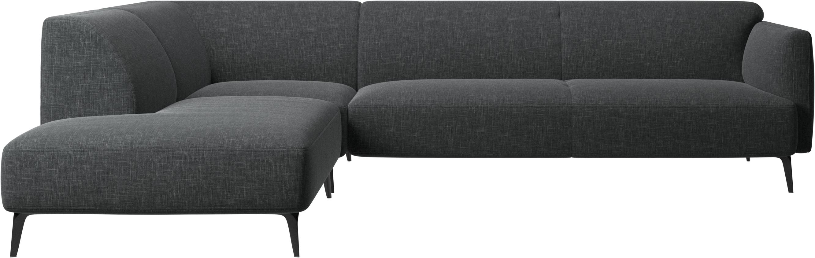 Modena corner sofa with lounging unit