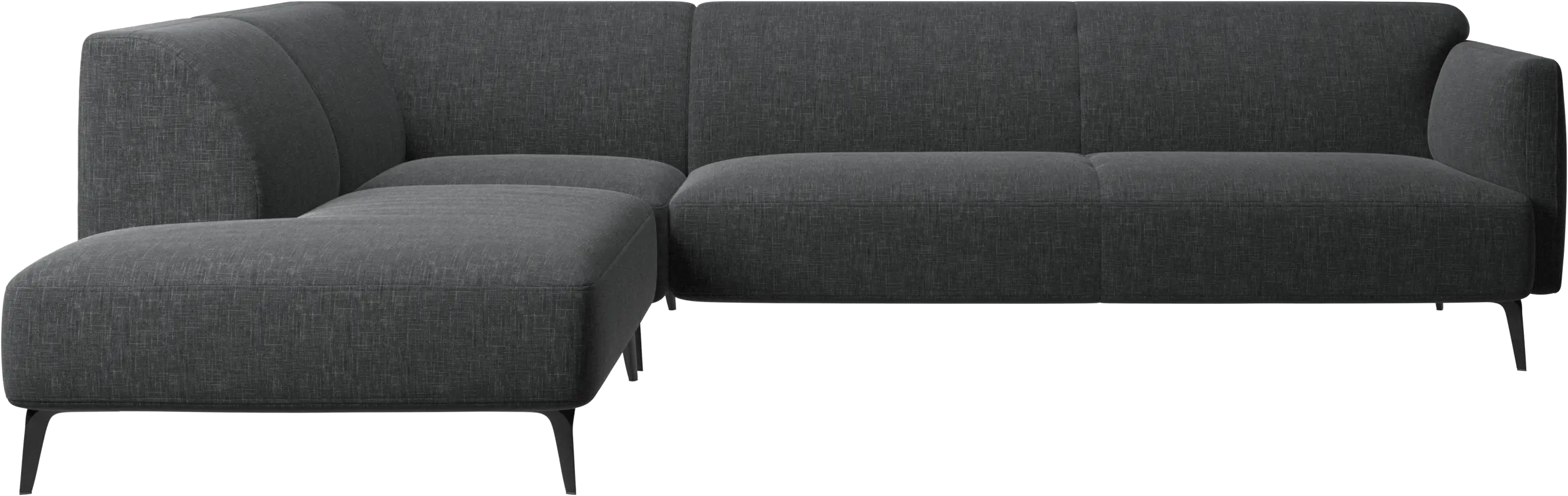 Modena corner sofa with lounging unit