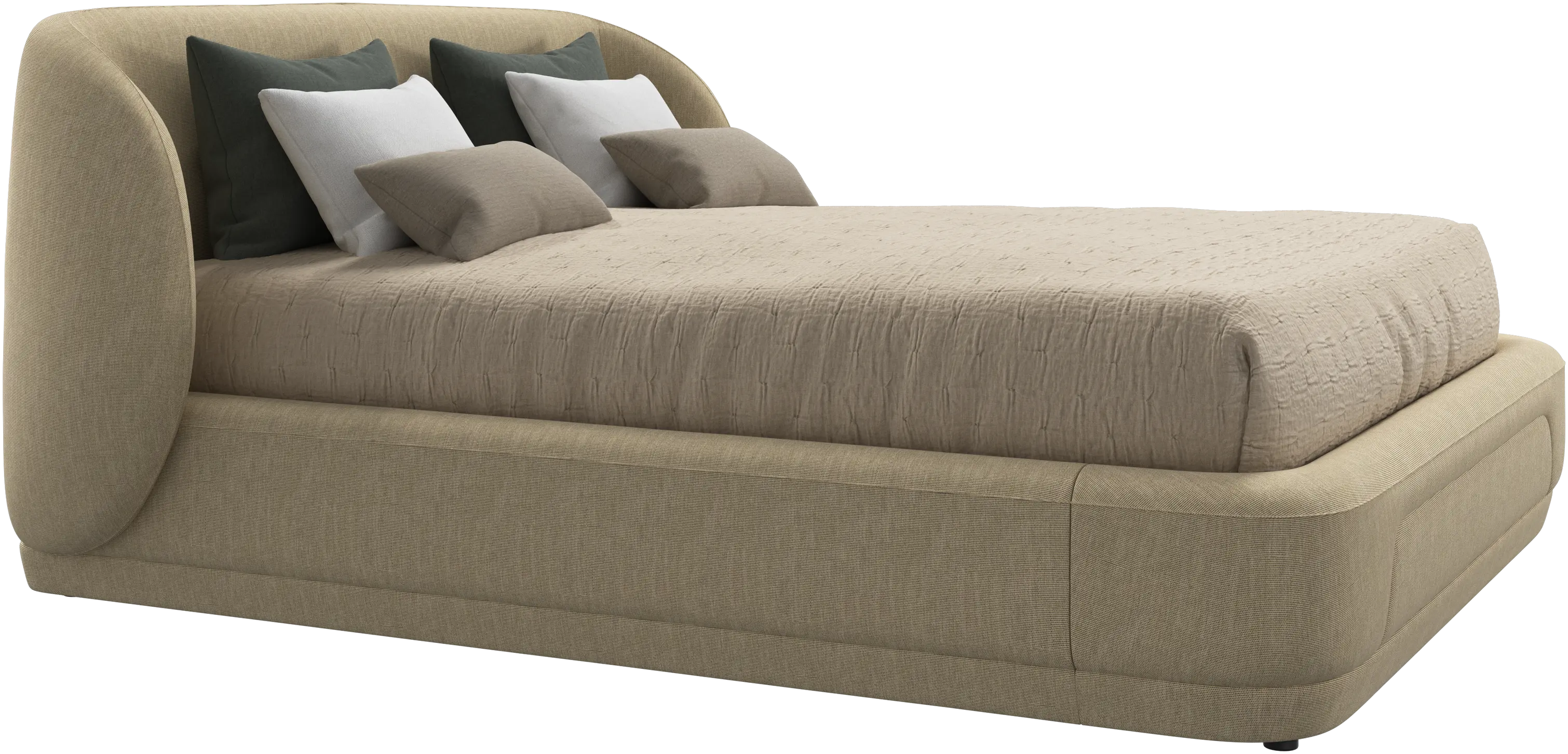 Bolzano bed with slats  - W152,5xL190cm