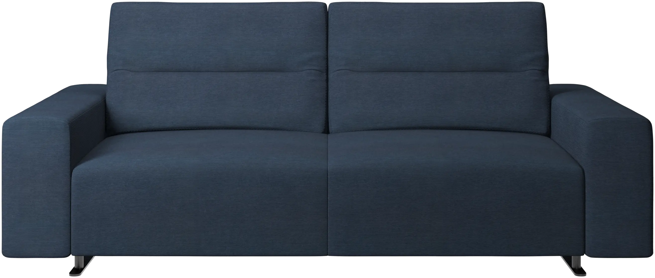 Hampton sofa with adjustable back and storage on the left side