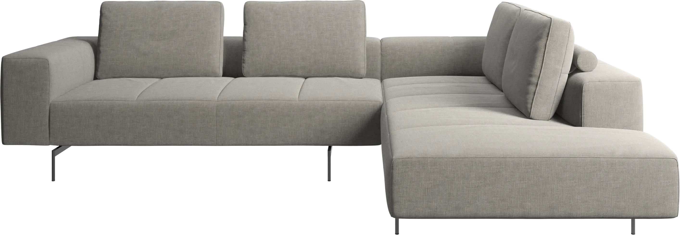 Amsterdam corner sofa with lounging unit