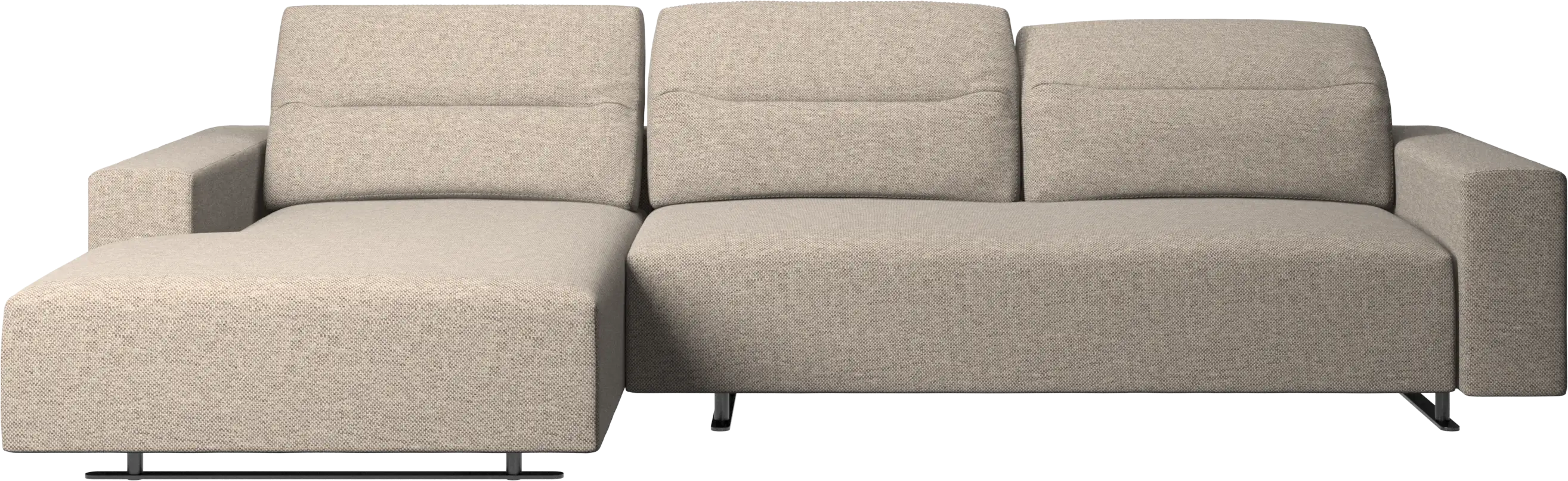 Hampton沙发带可调节靠背，休息单元及双侧储物格