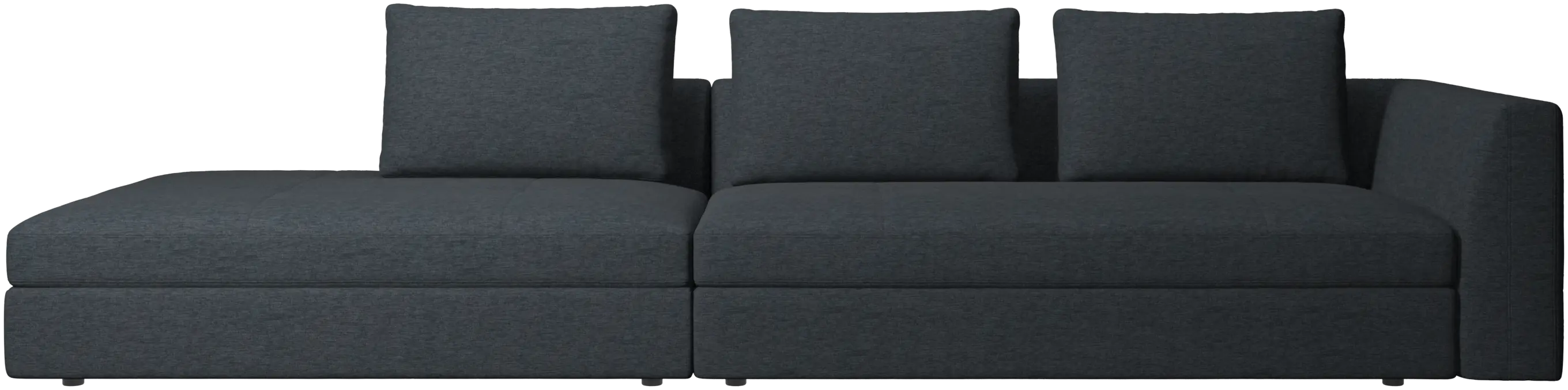 Bergamo sofa with lounging unit