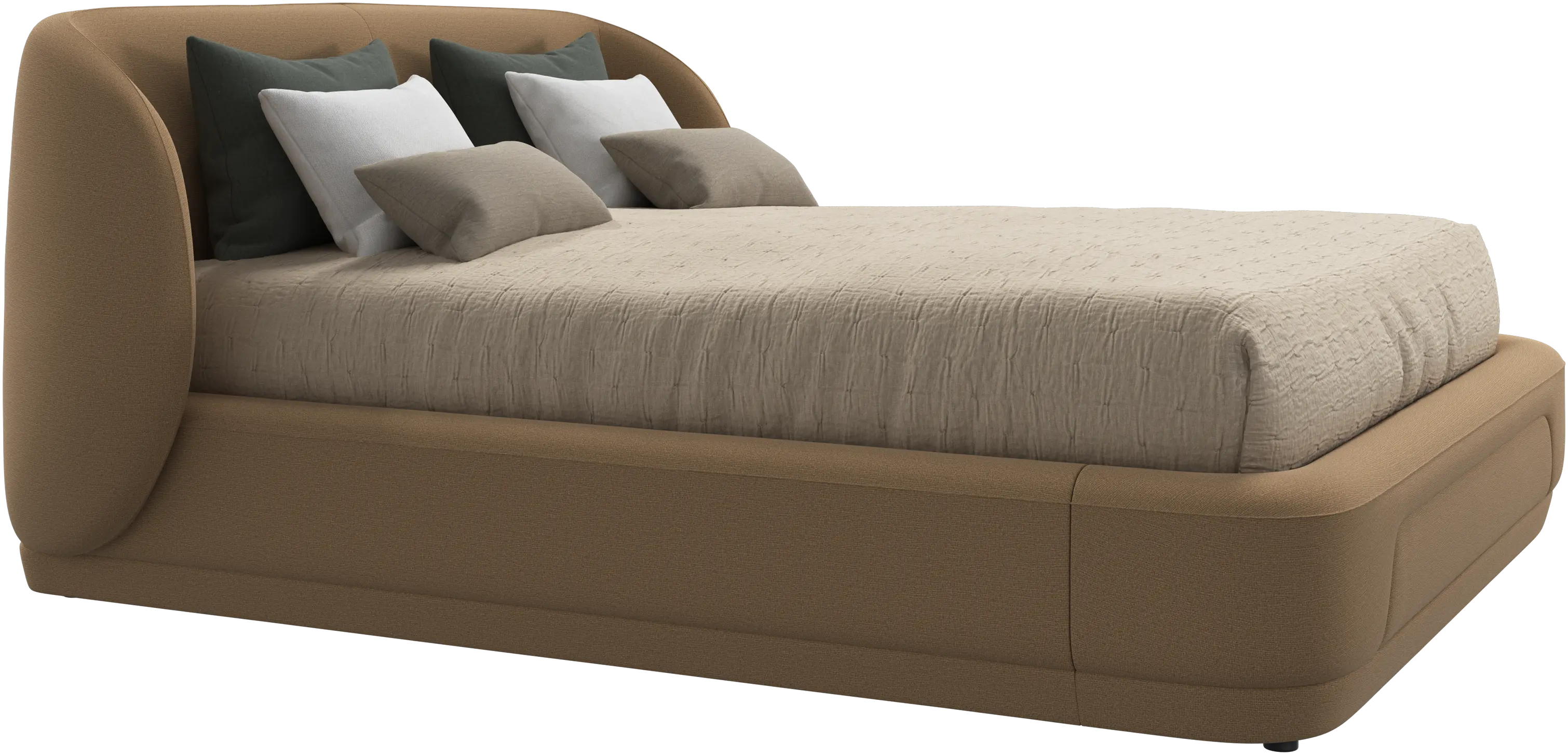 Bolzano bed with slats  - W160xL200cm