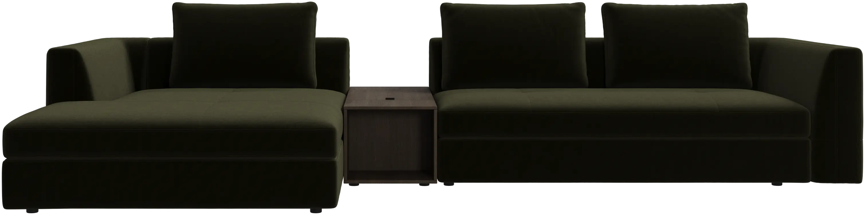 Bergamo Chaiselongue mit Stauraum