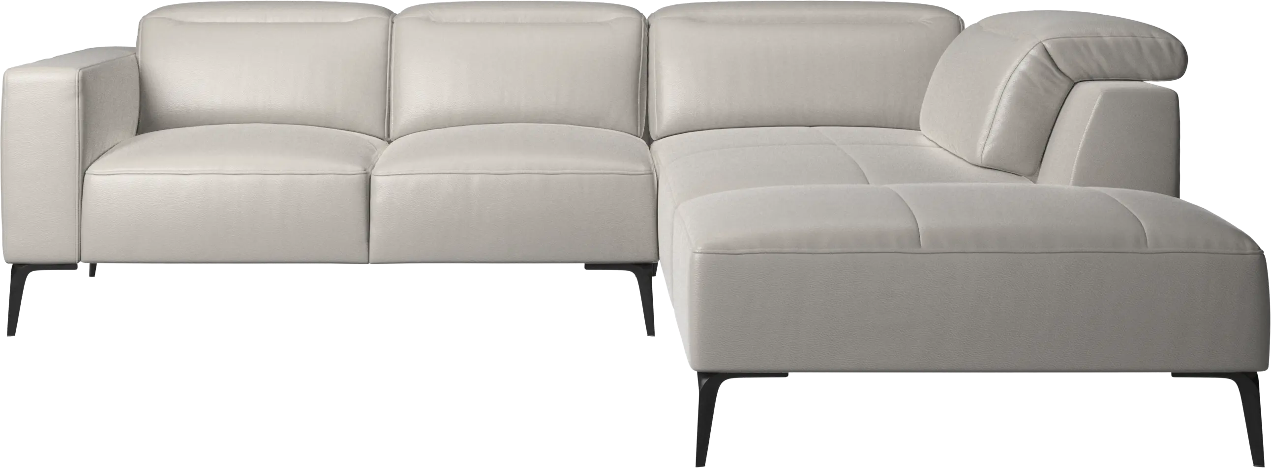 Zürich corner sofa with lounging unit