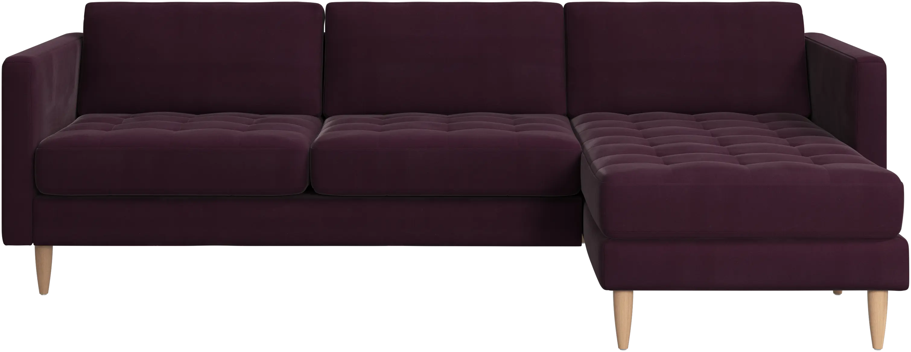 Osaka sofa with resting unit, tufted seat