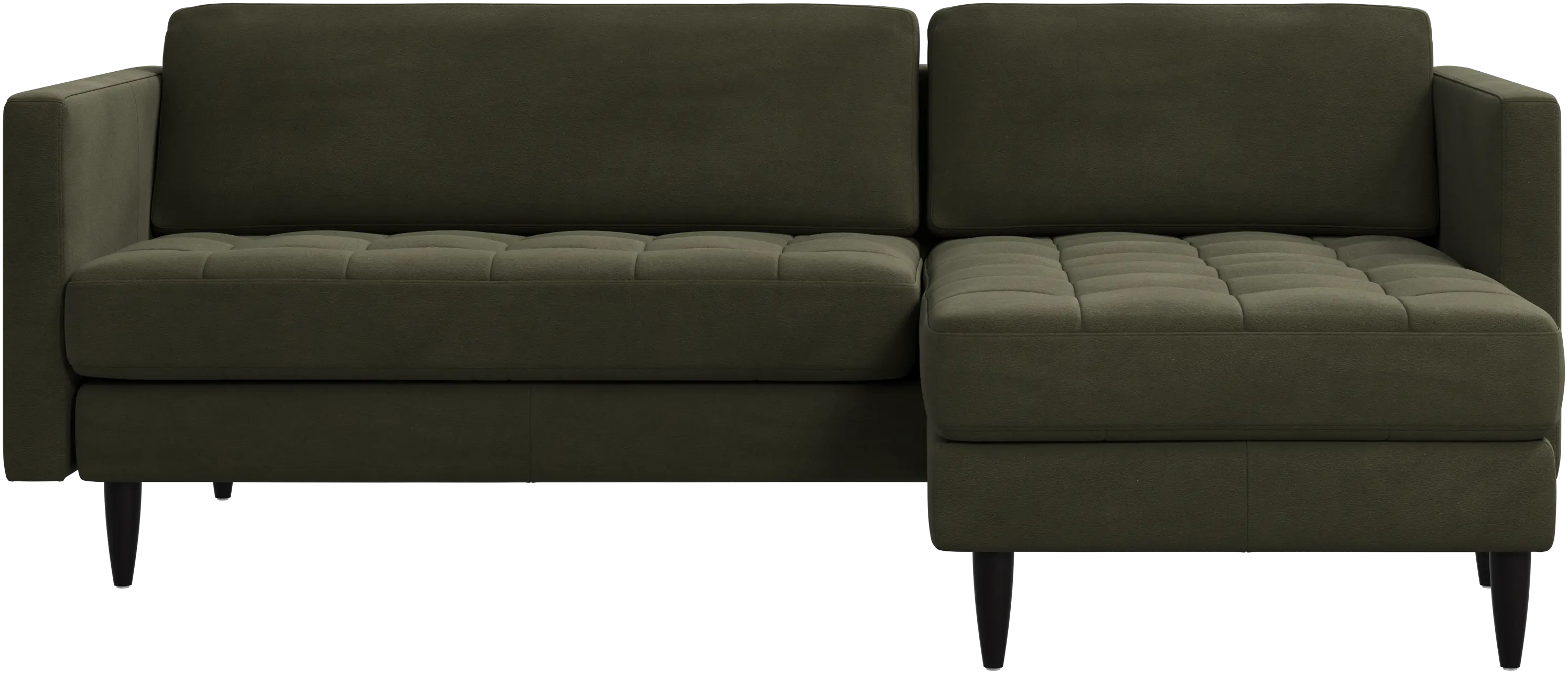 Osaka sofa with resting unit, tufted seat