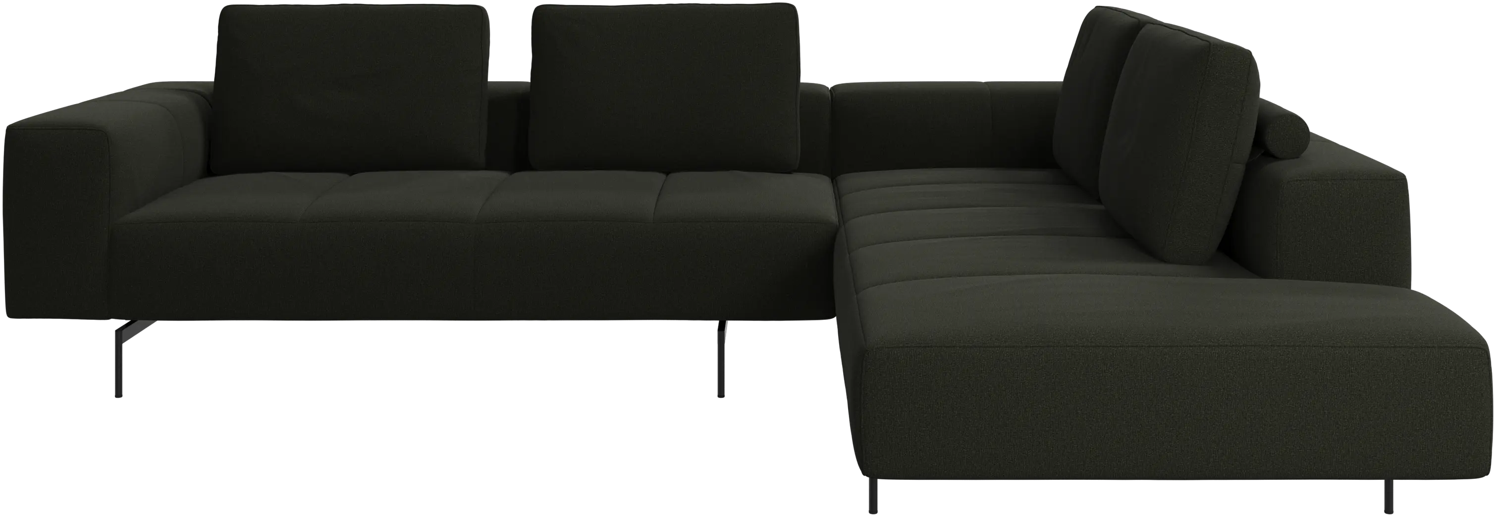 Amsterdam corner sofa with lounging unit