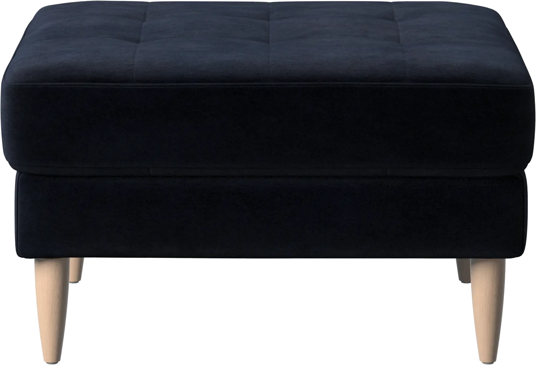 Osaka footstool, tufted seat