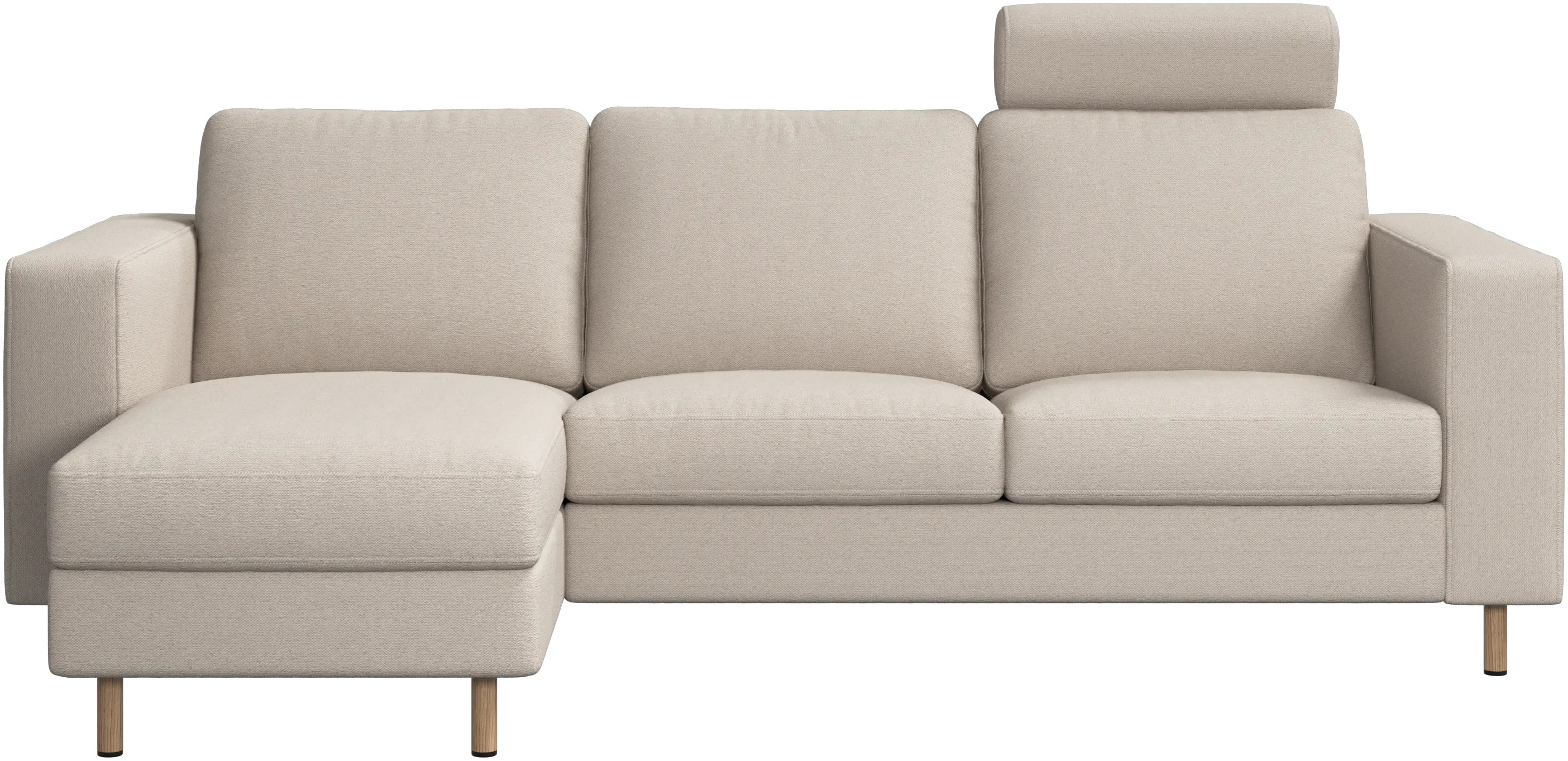 Indivi sofa with chaise longue left