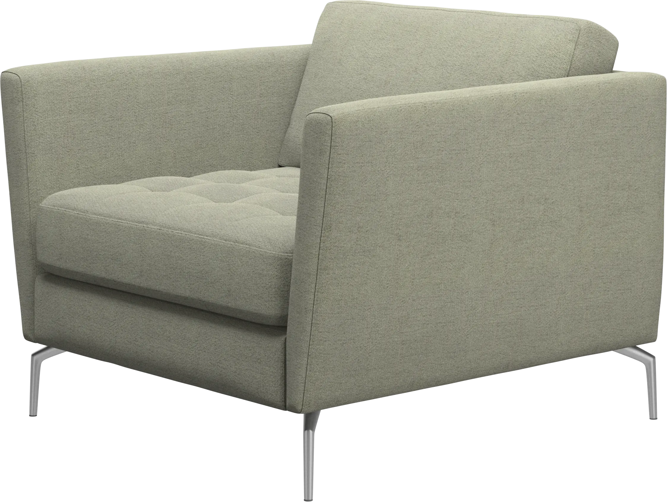 Osaka chair, tufted seat