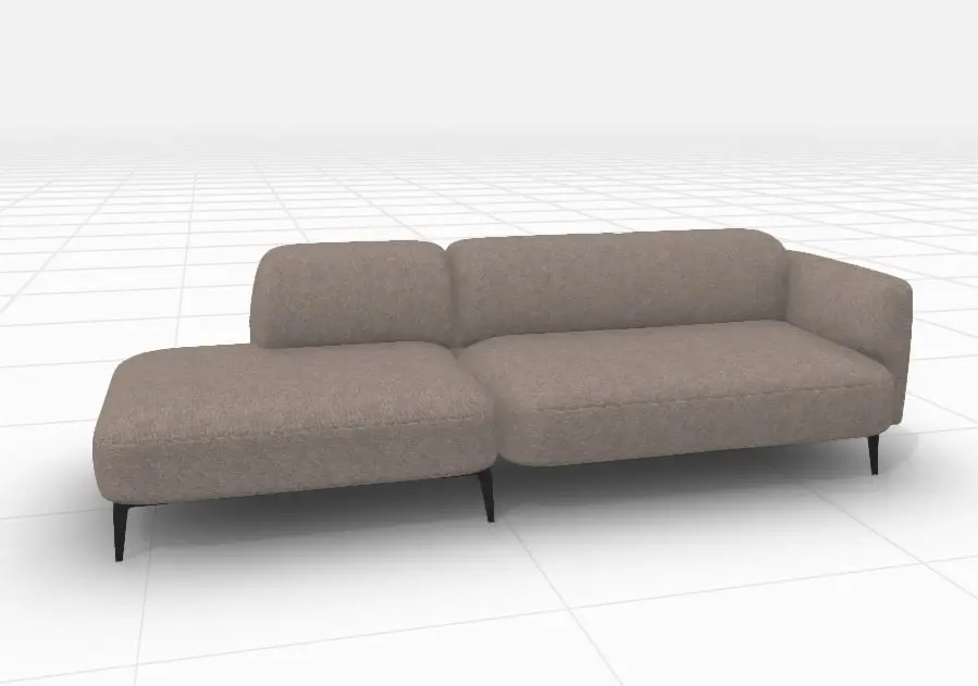 Sofas Modena sofa with lounging unit