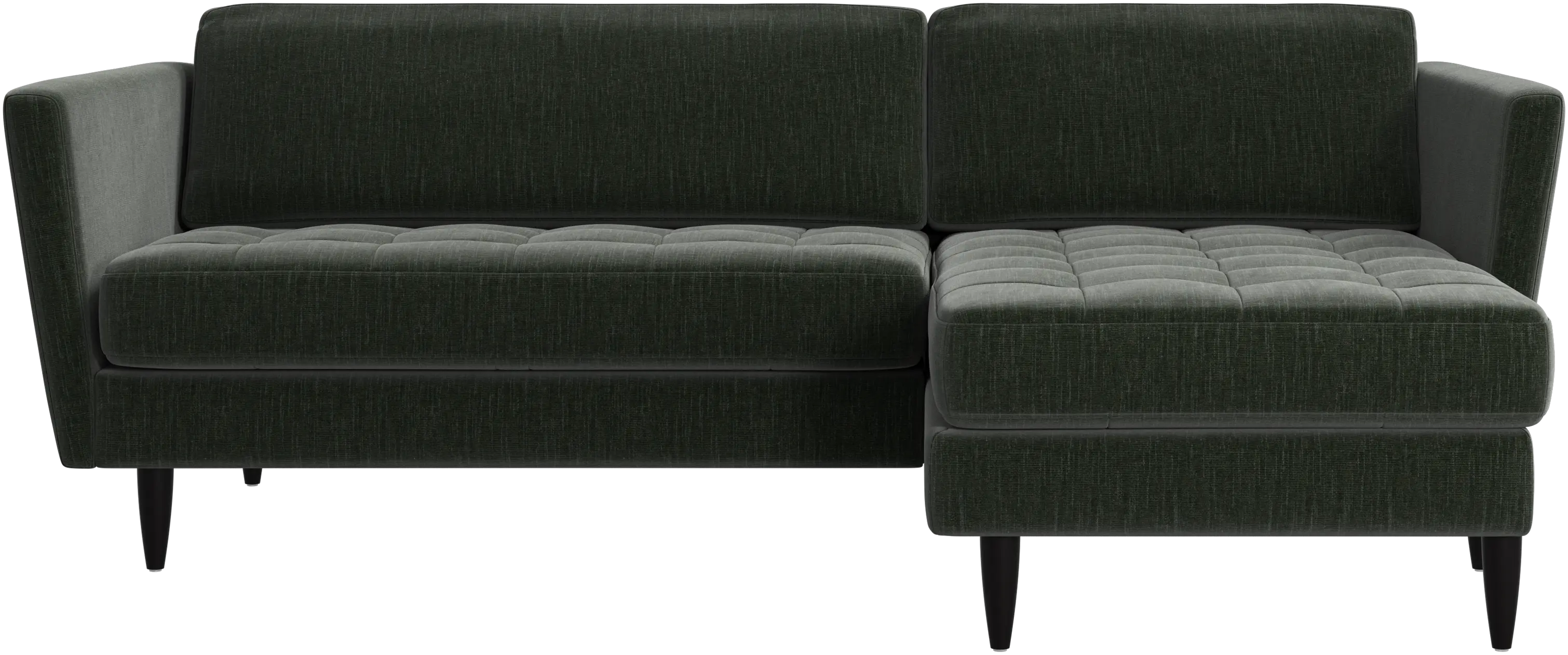 Osaka sofa with resting unit, tufted seat