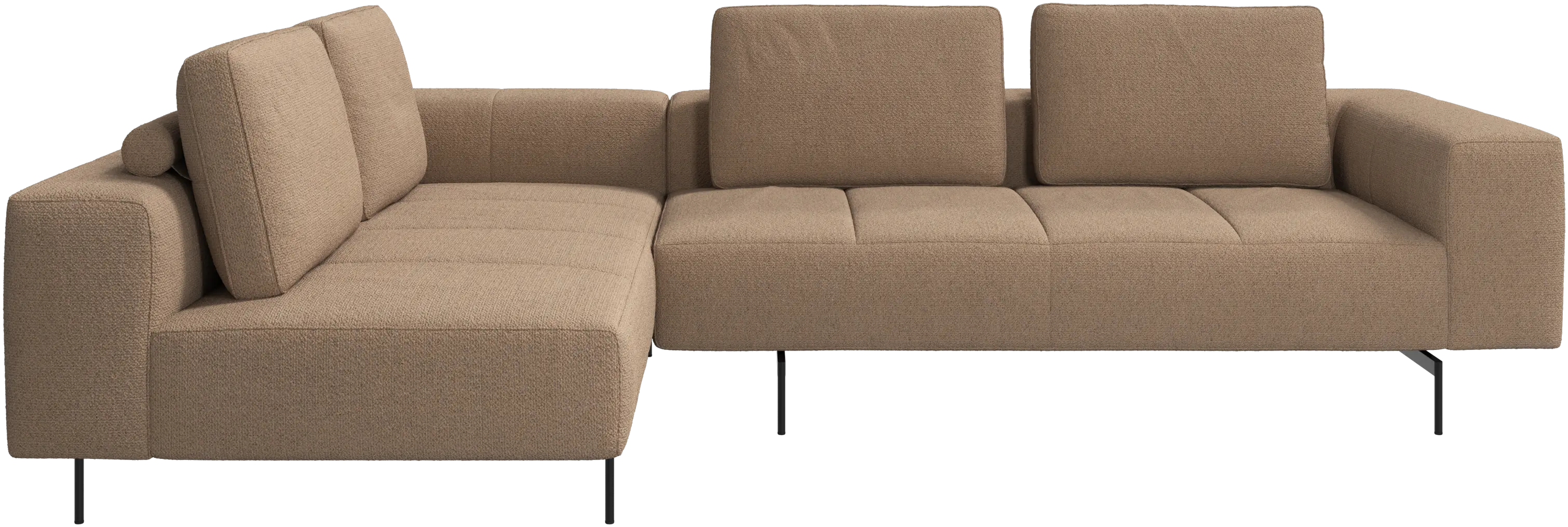 Amsterdam corner sofa with lounging unit