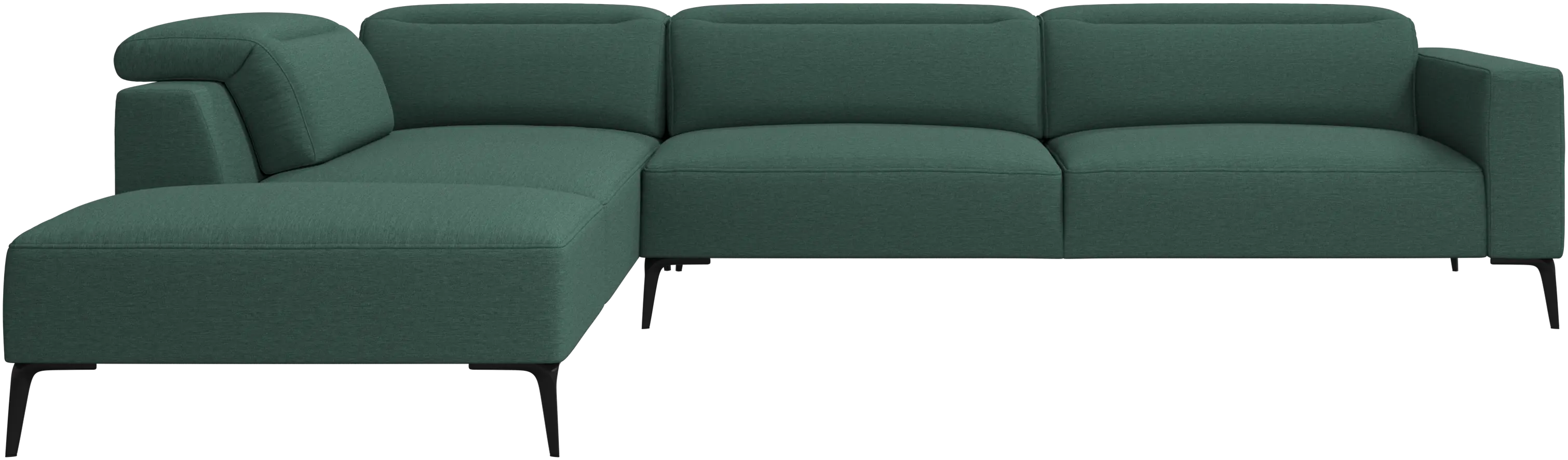 Zürich corner sofa with lounging unit