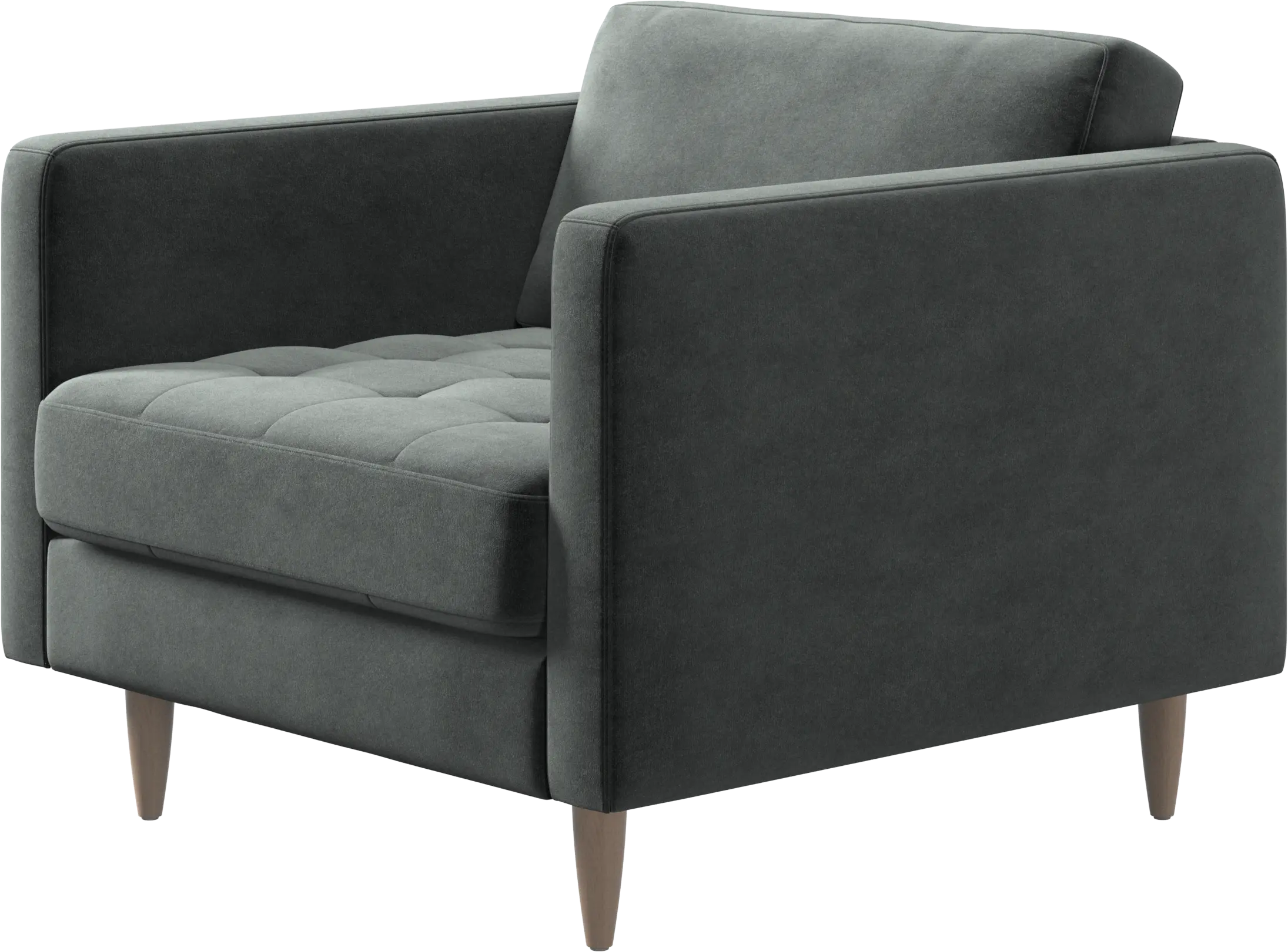 Osaka chair, tufted seat