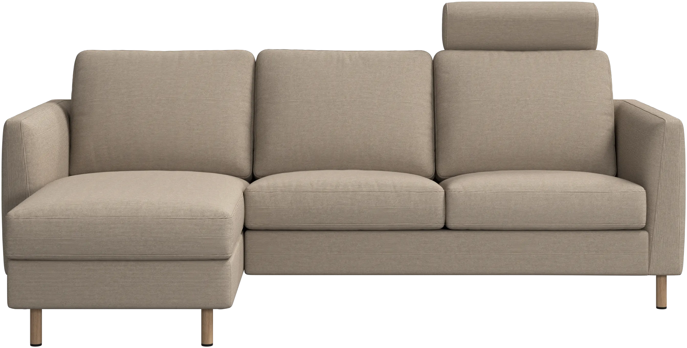 Indivi sofa with chaise longue left