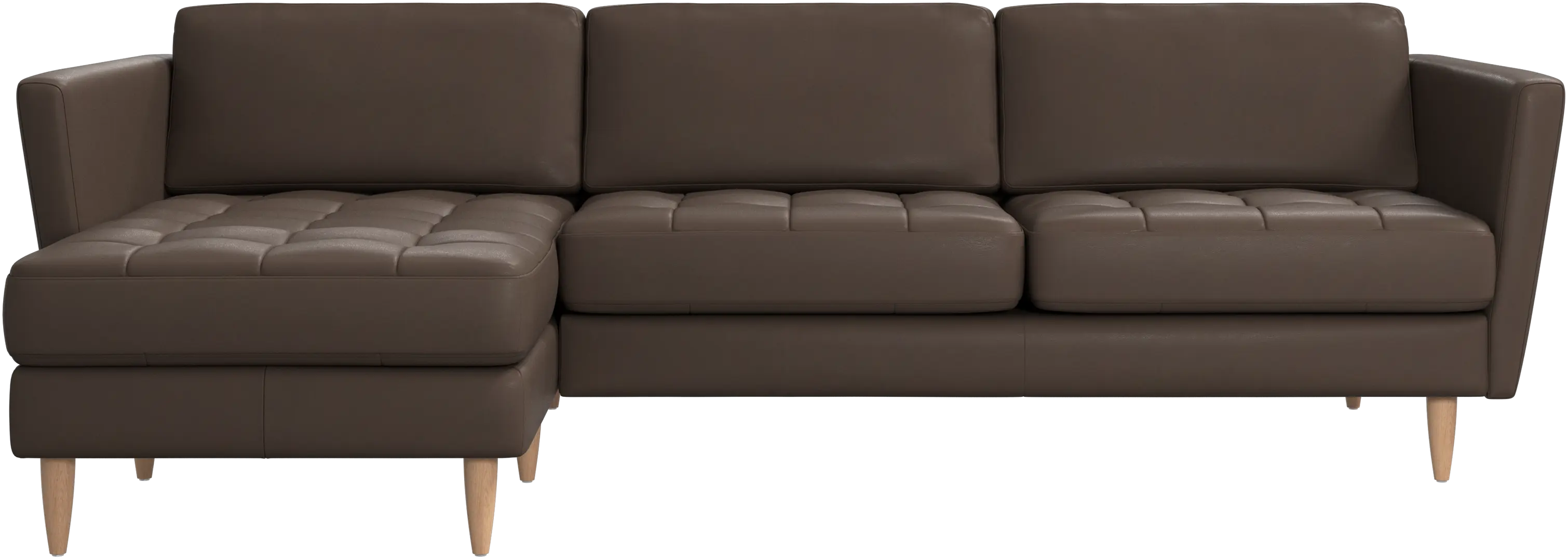 Osaka sofa with resting unit, tufted seat