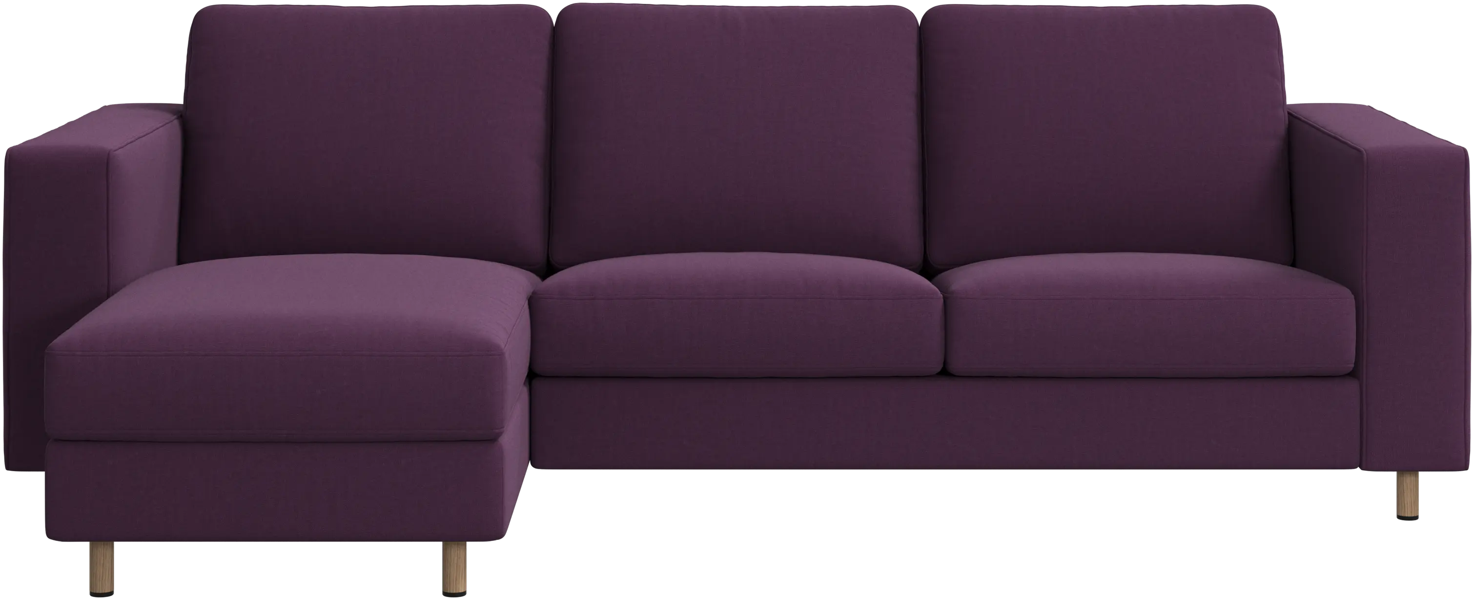 Sofá Indivi com chaise longue à esquerda