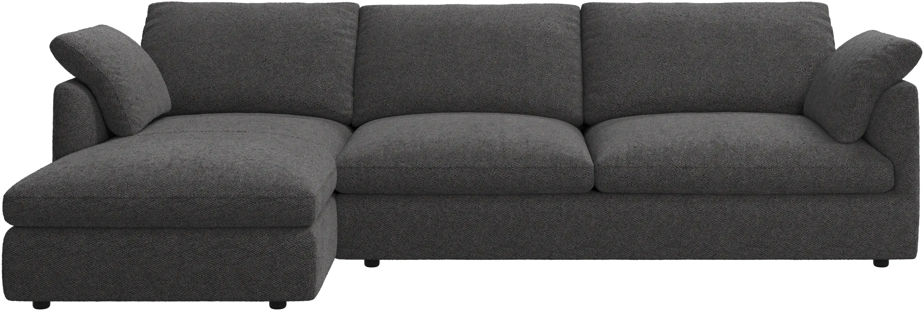 Milano sofa with chaise longue left
