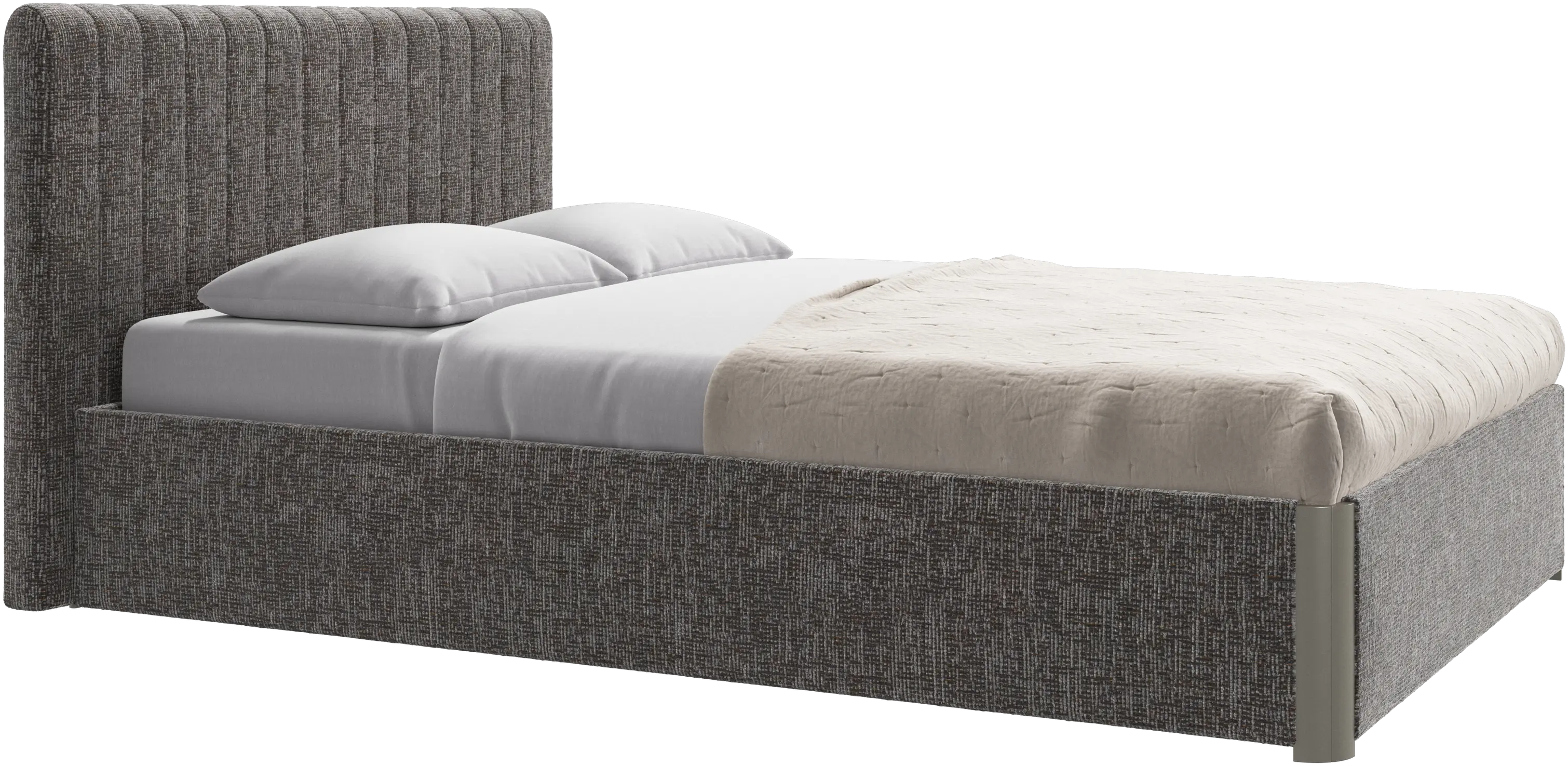 Element cama, cabecero montado en la cama, sin láminas, excl. colchón