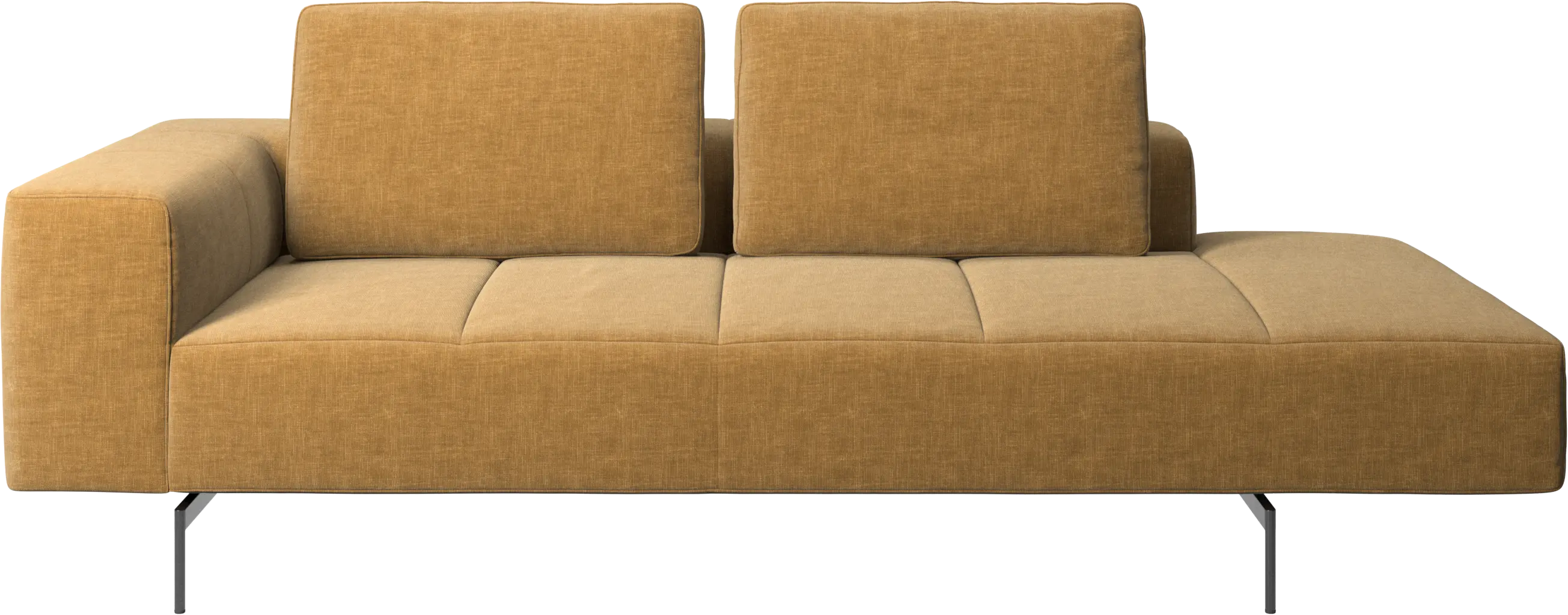 Sofas Amsterdam Sofa-Ruhemodul, Armlehne links, offenes Ende rechts
