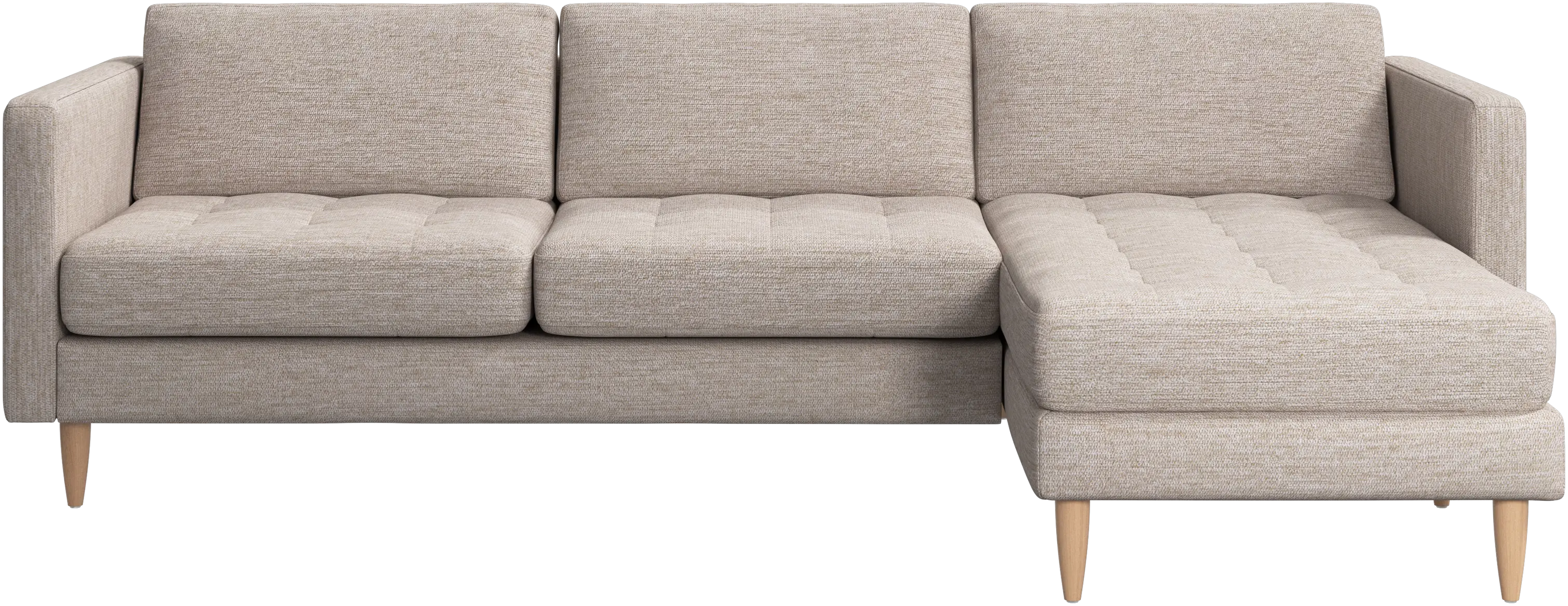 Osaka sofa with resting unit, tufted seat