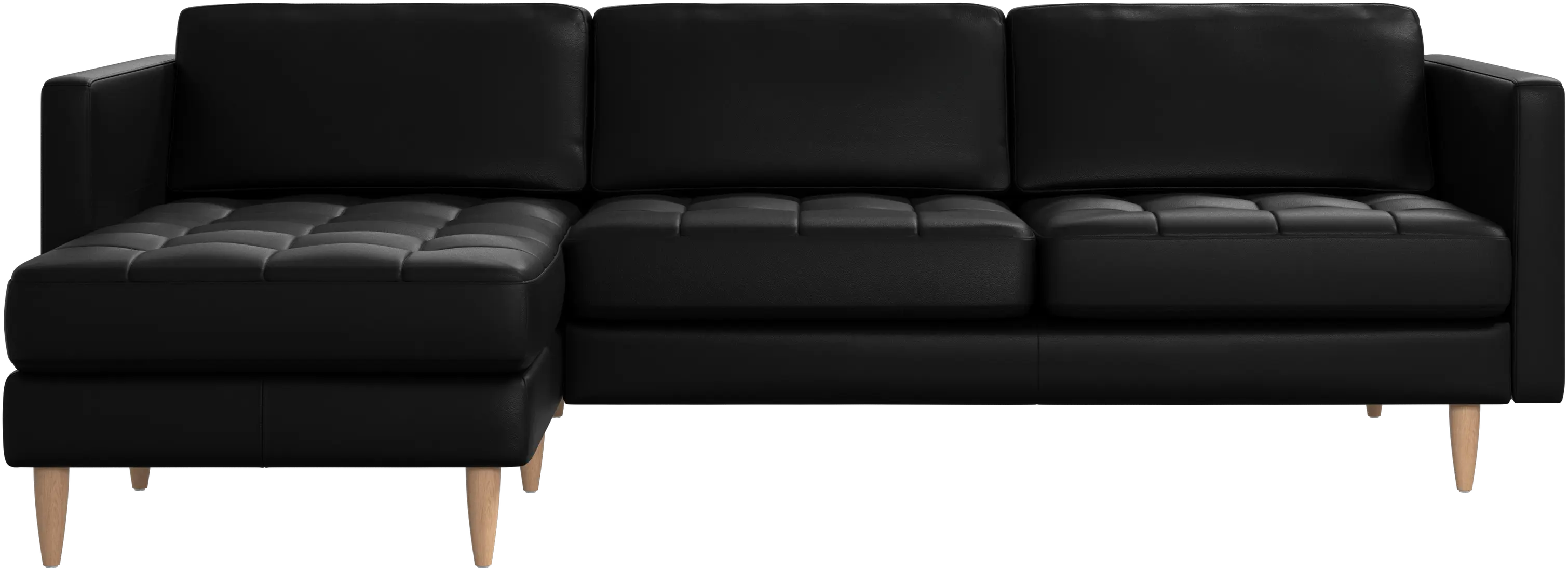 Osaka sofa with resting unit, tufted seat