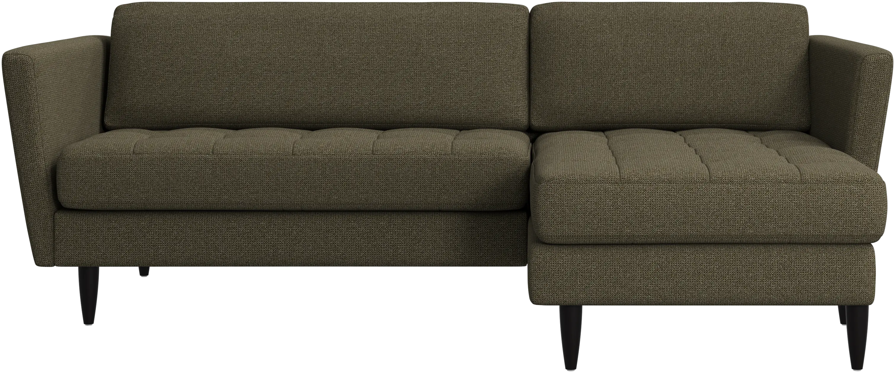 Osaka sofa with resting unit, tufted seat