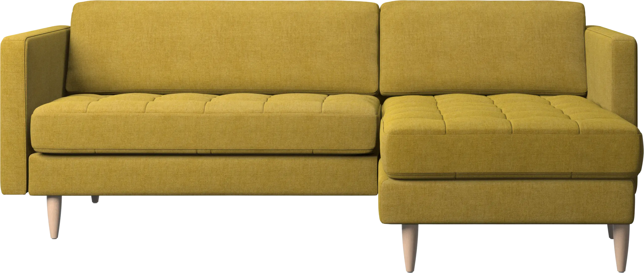 Osaka sofa with resting unit, tufted seat