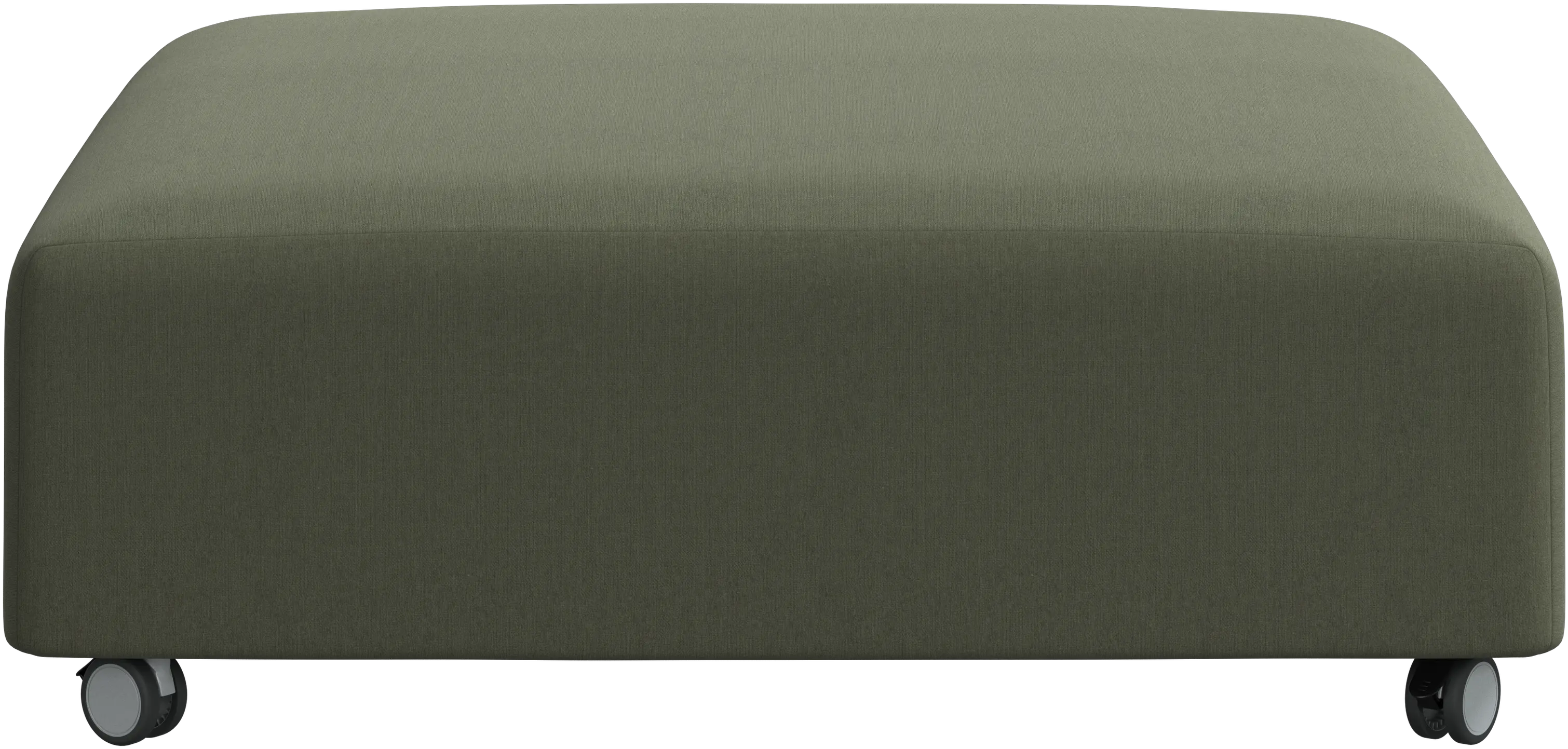 Hampton pouf on wheels