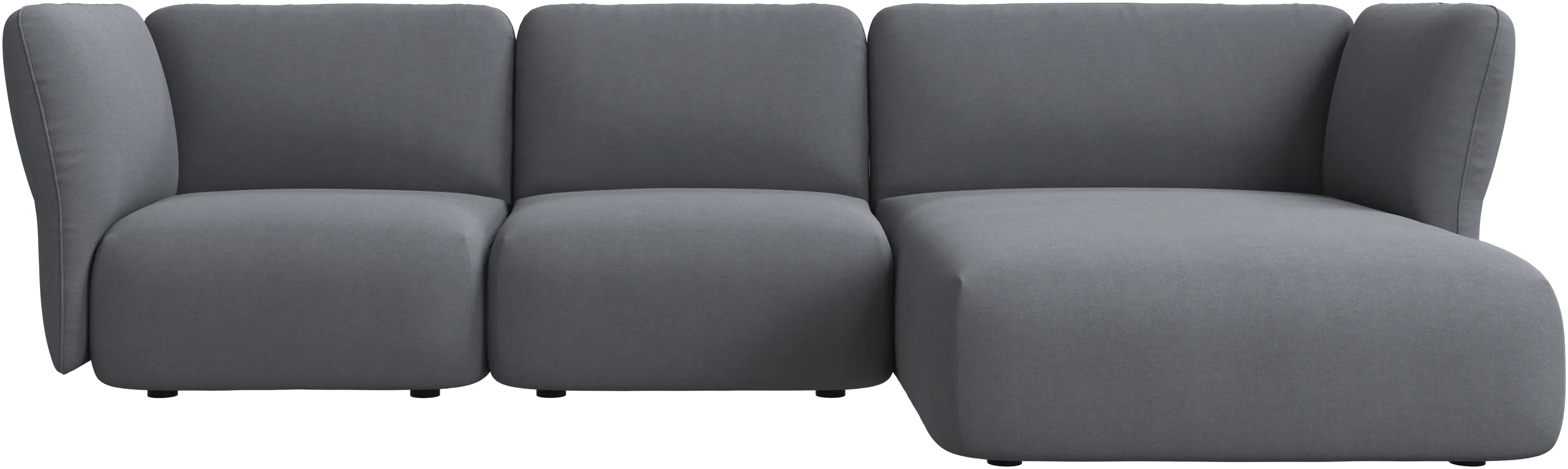 Paraggi 2-seater with chaise longue right