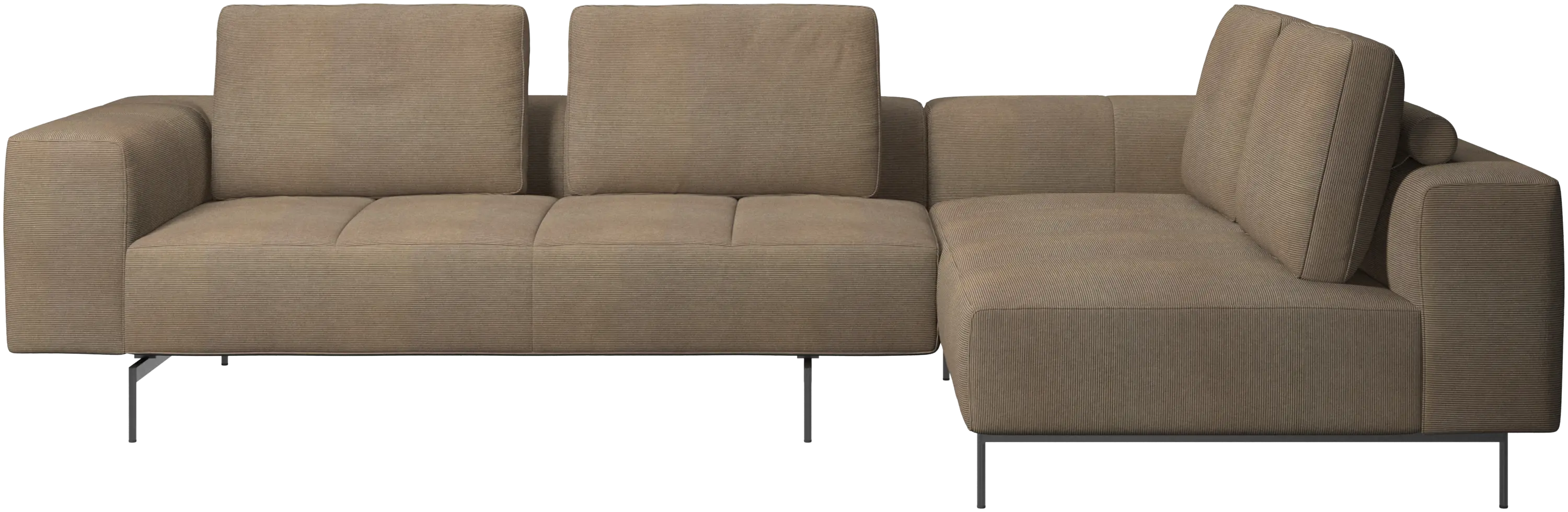 Amsterdam corner sofa with lounging unit