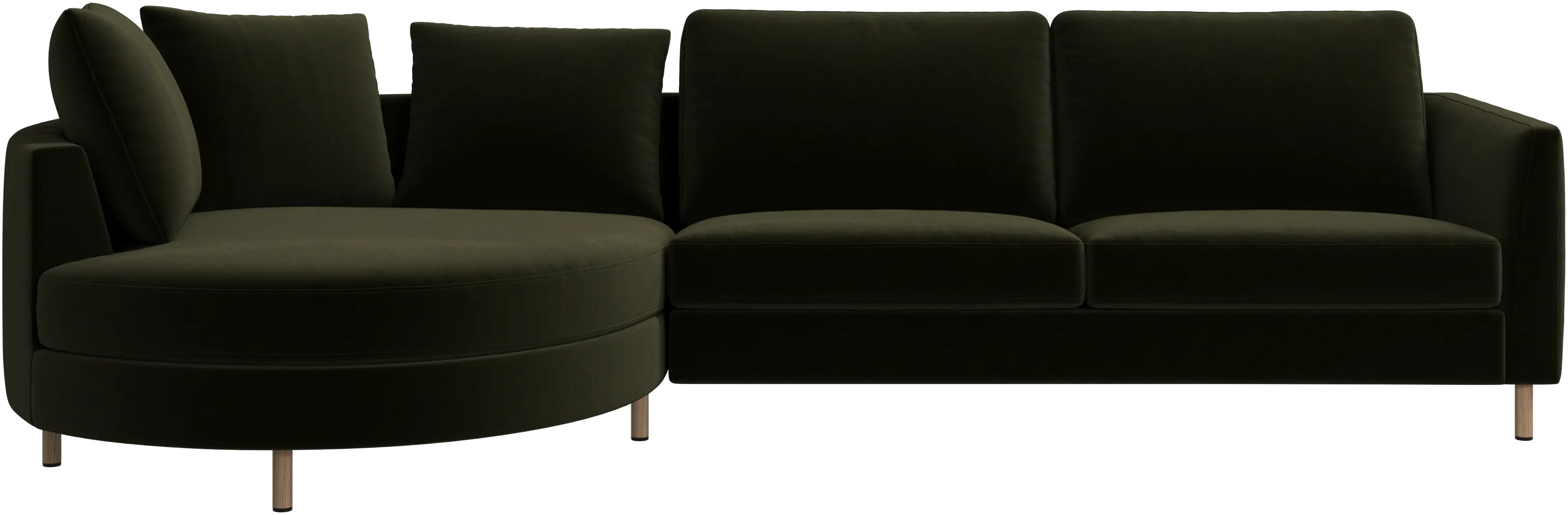 Indivi sofa with chaise longue left