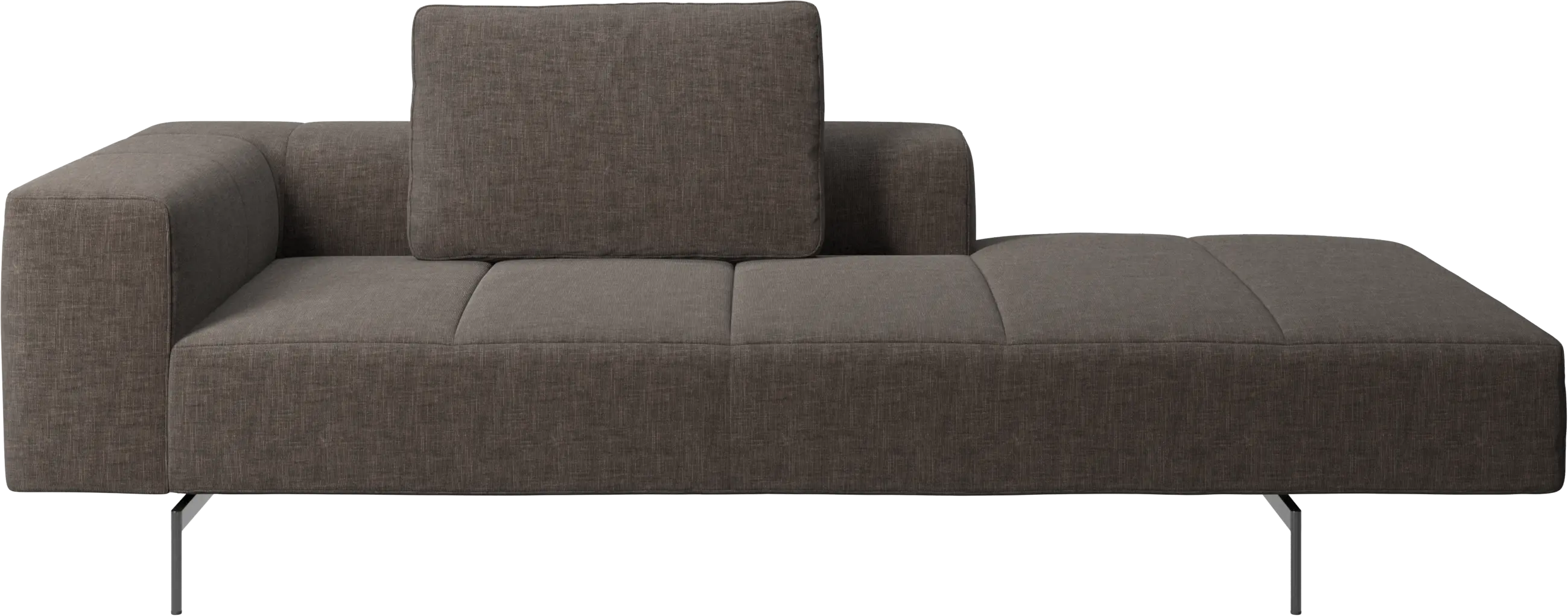 Szezlong do sofy Amsterdam, podłokietnik z lewej strony, otwarty z prawej strony