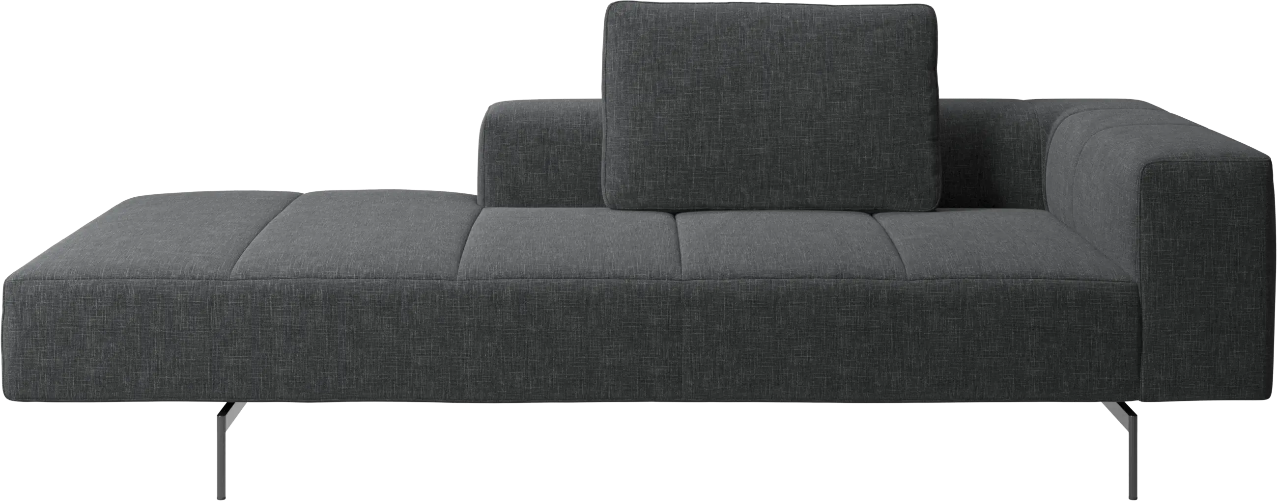Amsterdam Iounging module for sofa, armrest right, open end left