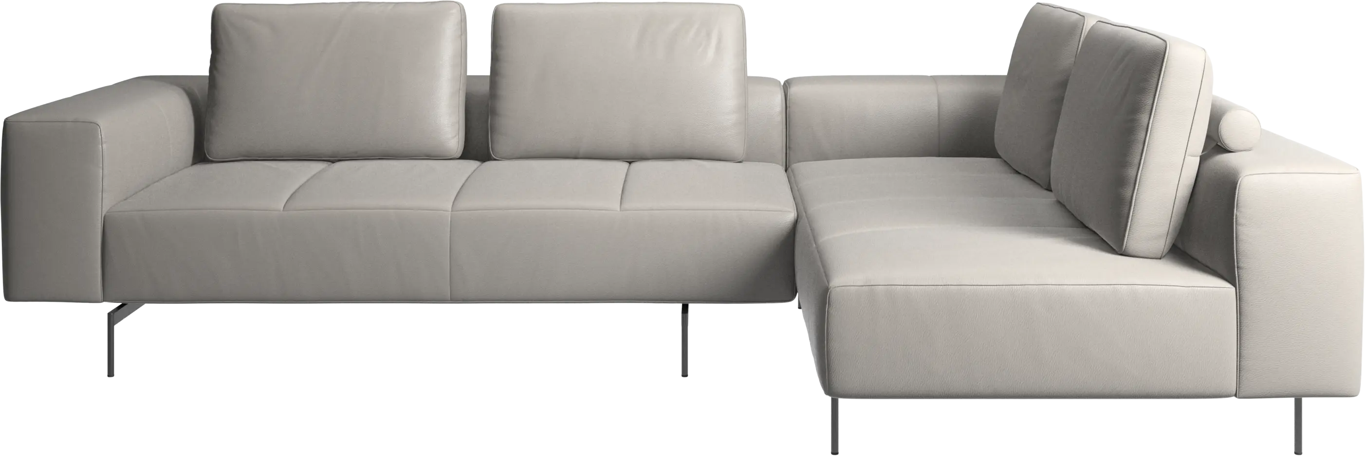 Amsterdam corner sofa with lounging unit