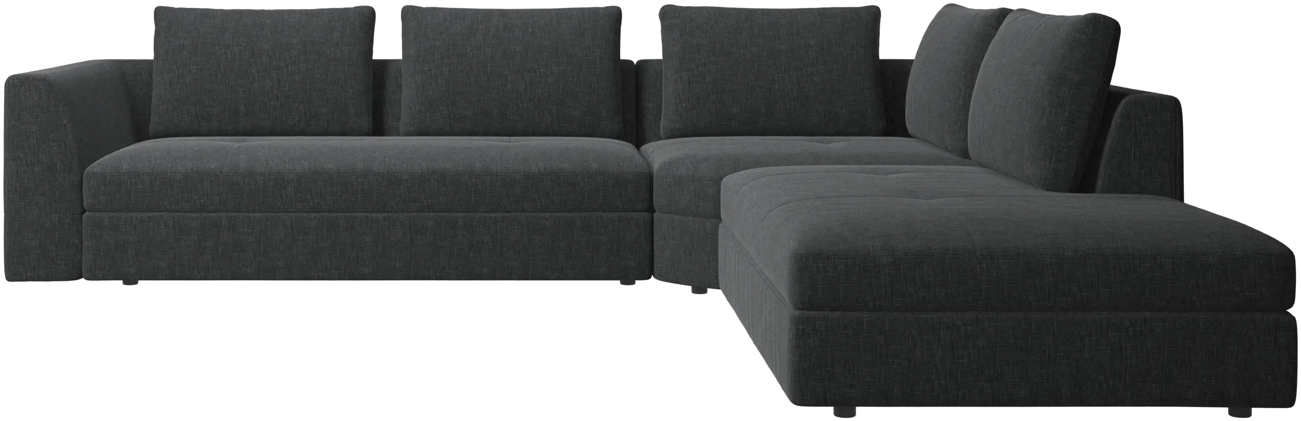 Bergamo corner sofa with lounging unit