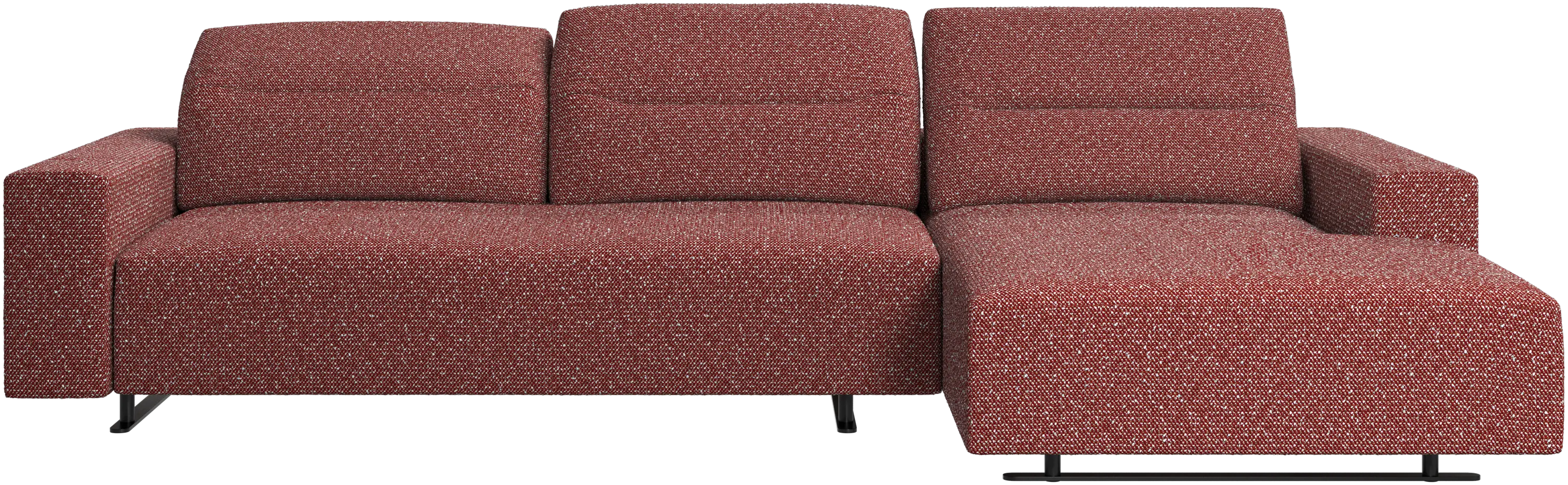 Hampton sofa with adjustable back and resting unit right side