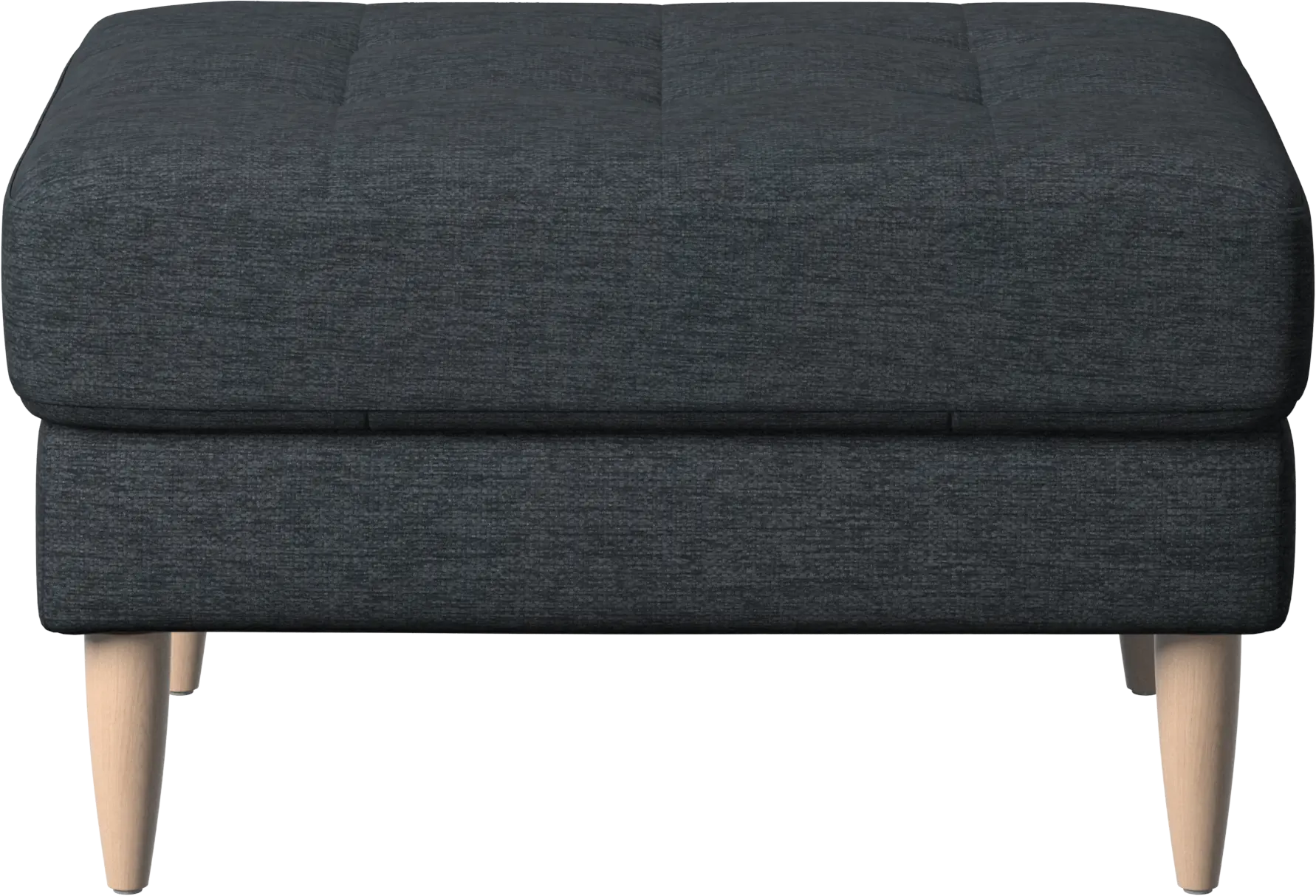 Osaka footstool, tufted seat