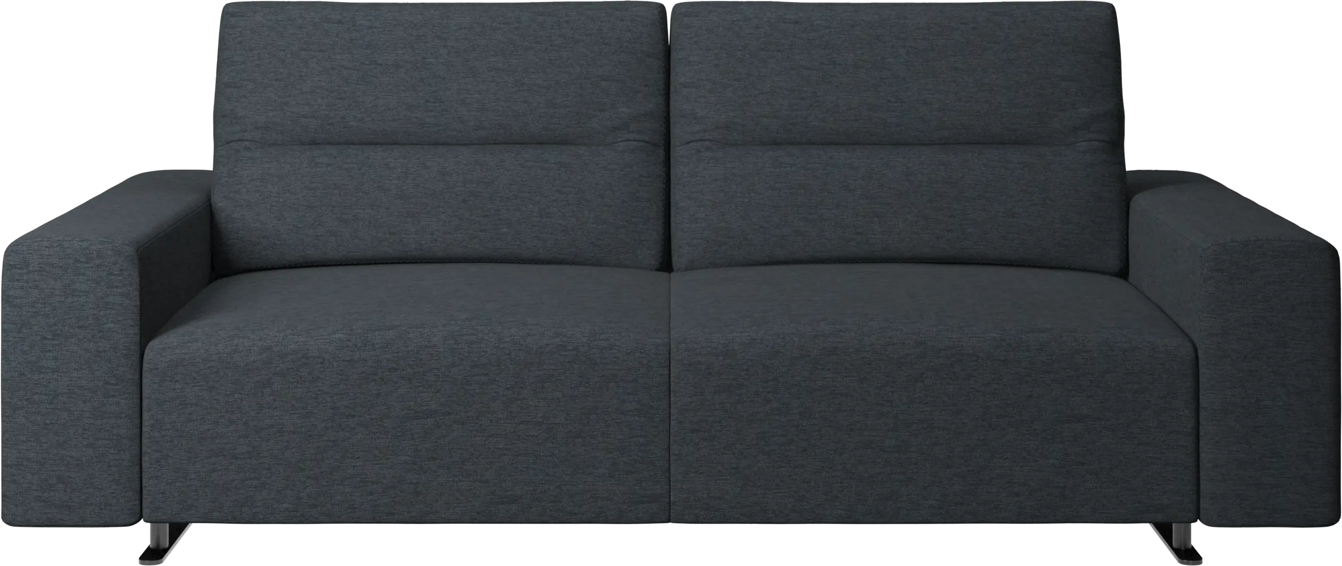 Hampton sofa with adjustable back and storage on the right side