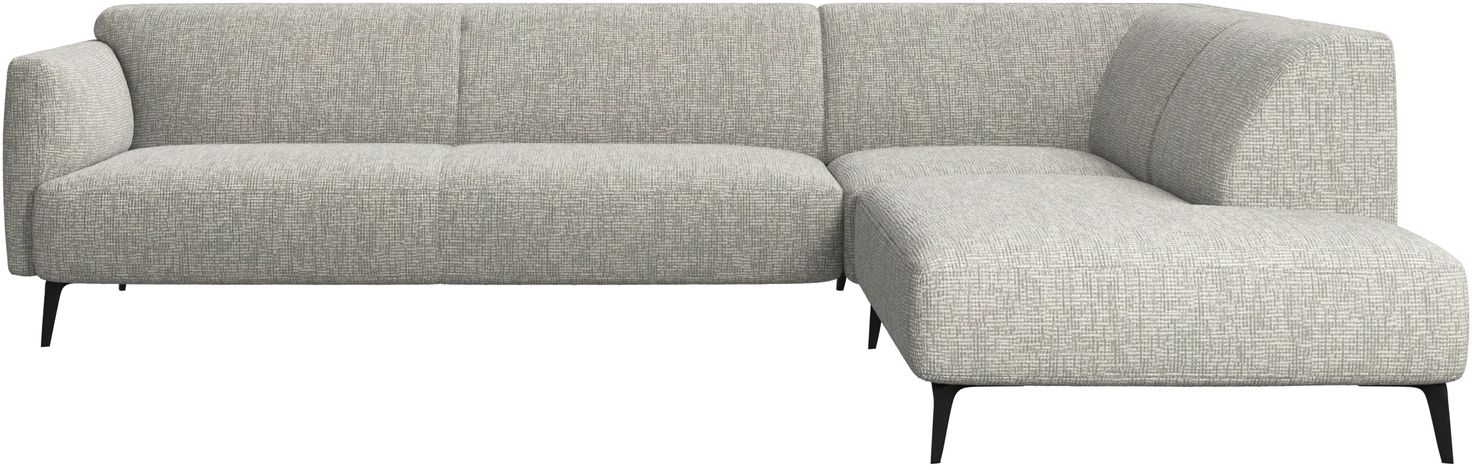Modena corner sofa with lounging unit